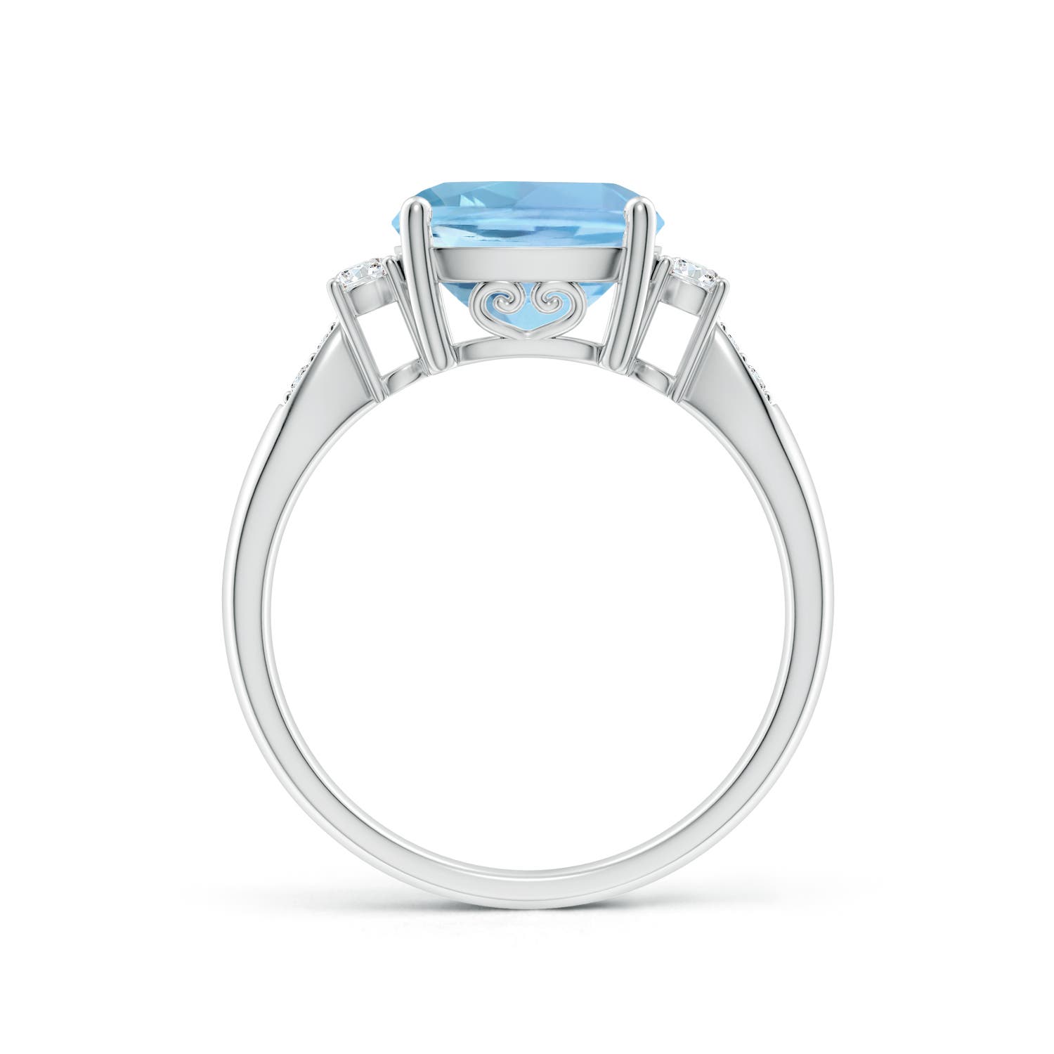 AAAA - Aquamarine / 2.87 CT / 14 KT White Gold