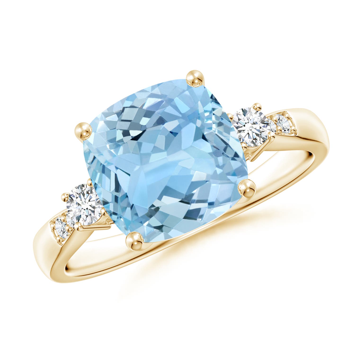 AAAA - Aquamarine / 2.87 CT / 14 KT Yellow Gold