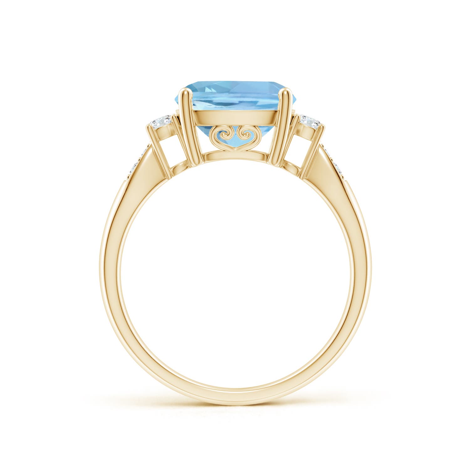 AAAA - Aquamarine / 2.87 CT / 14 KT Yellow Gold