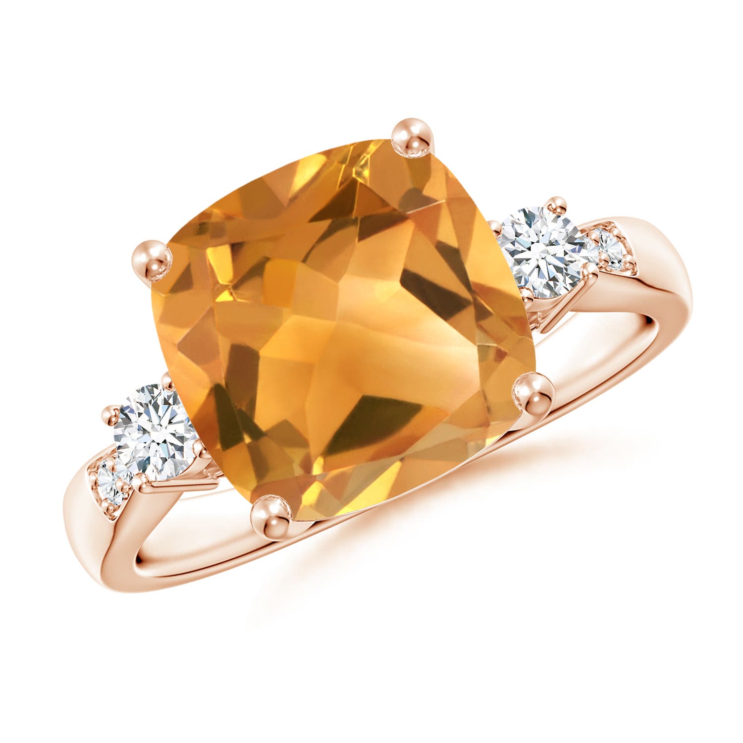 A - Citrine / 3.65 CT / 14 KT Rose Gold