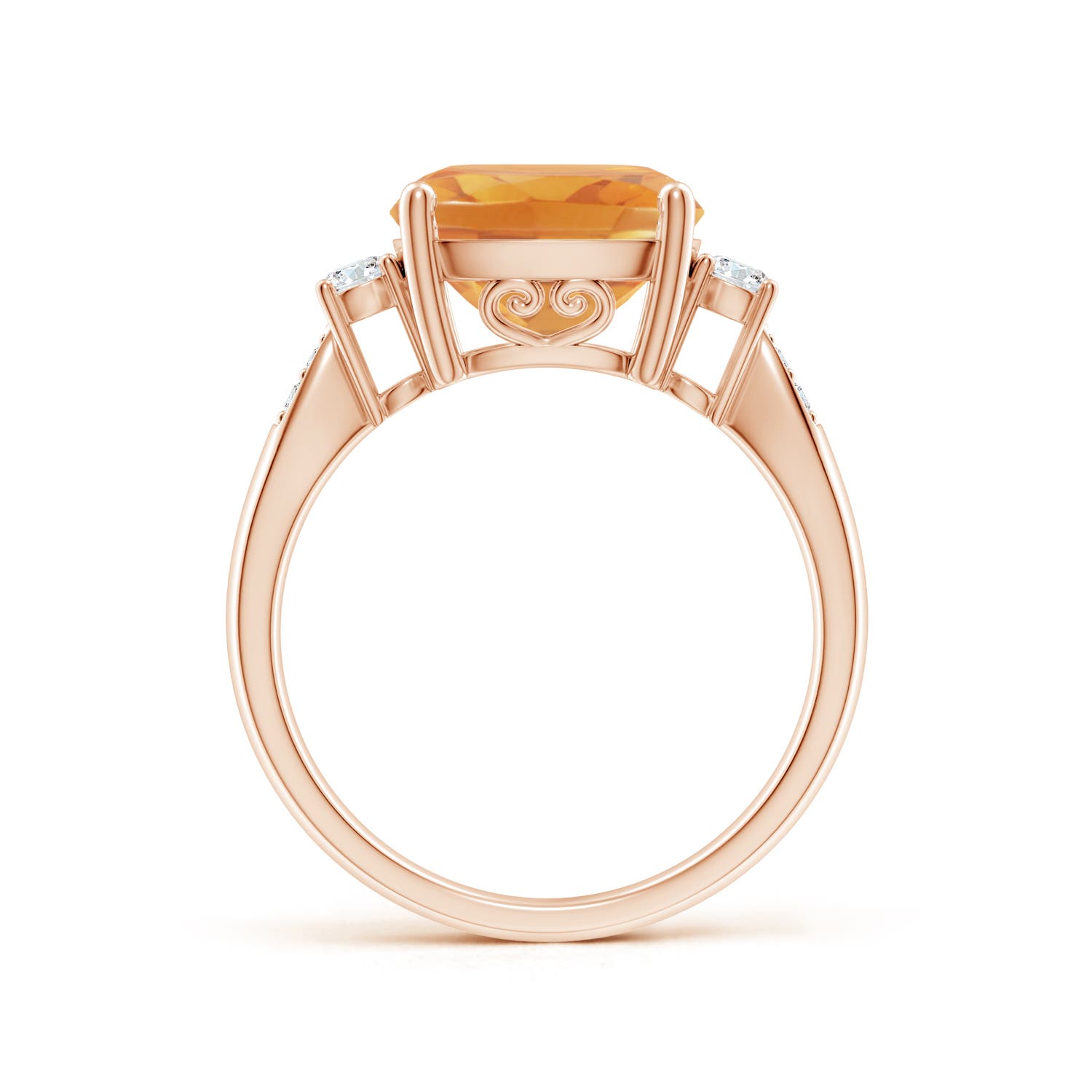 A - Citrine / 3.65 CT / 14 KT Rose Gold