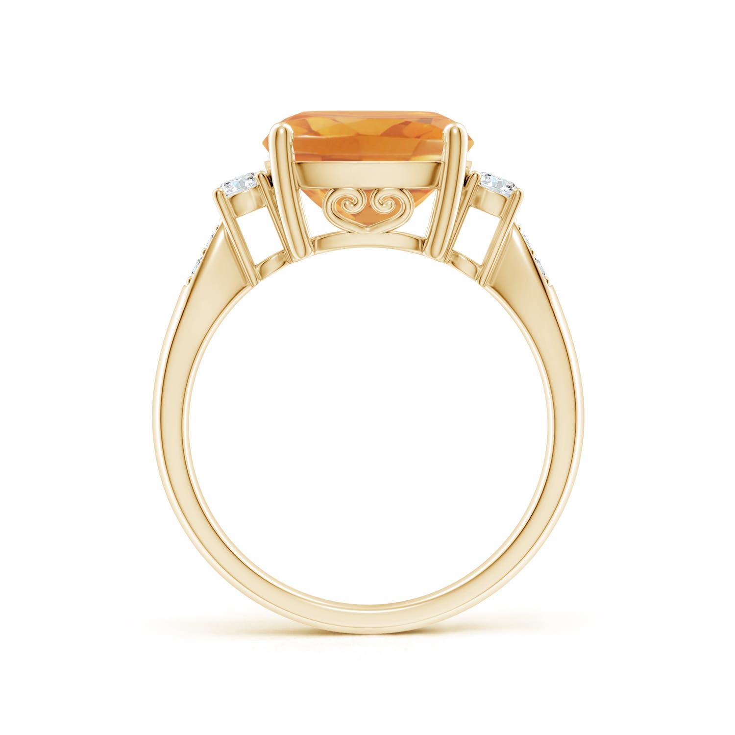 A - Citrine / 3.65 CT / 14 KT Yellow Gold