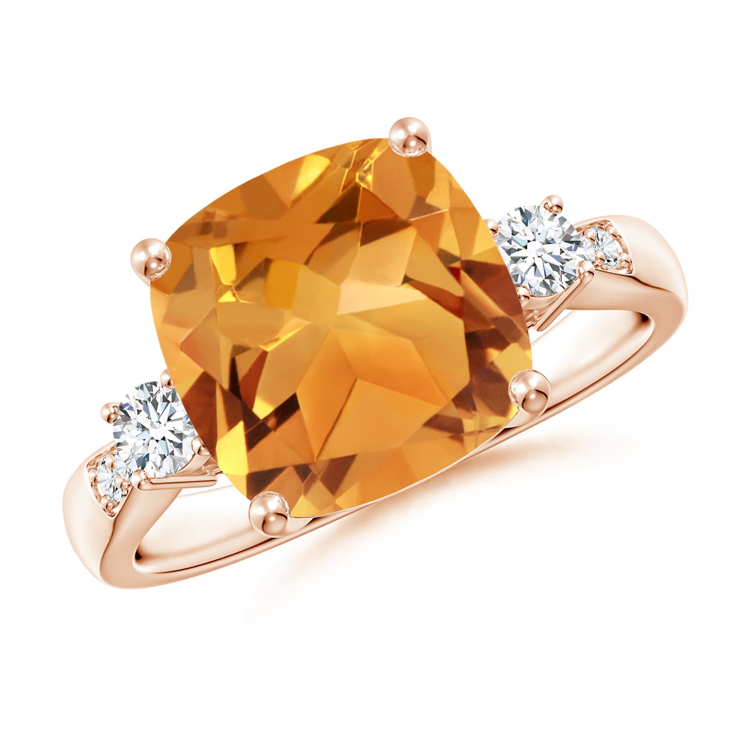 AA - Citrine / 3.65 CT / 14 KT Rose Gold