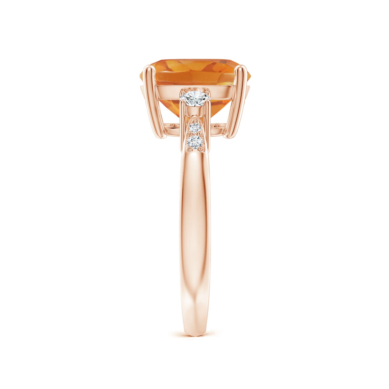 AA - Citrine / 3.65 CT / 14 KT Rose Gold