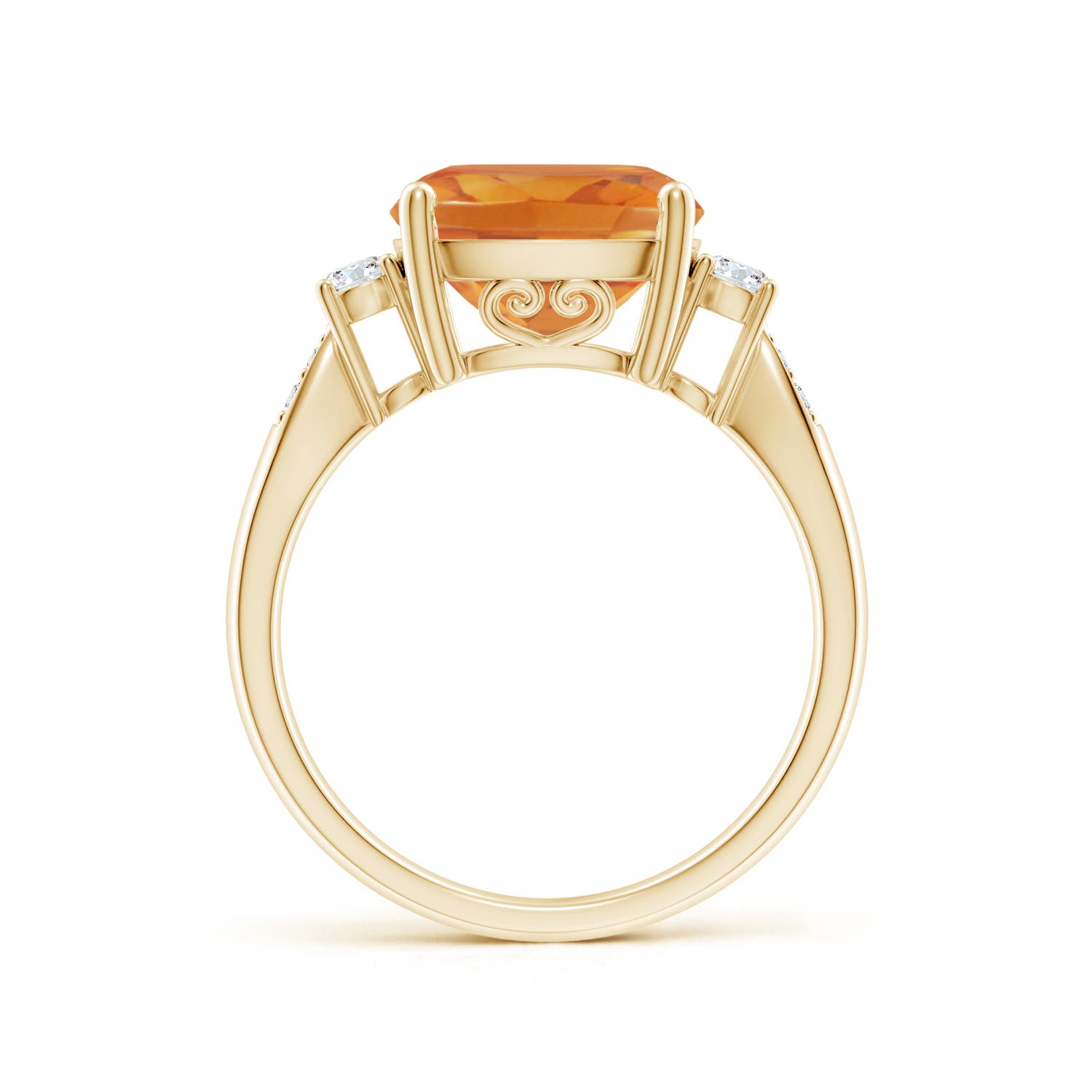 AA - Citrine / 3.65 CT / 14 KT Yellow Gold