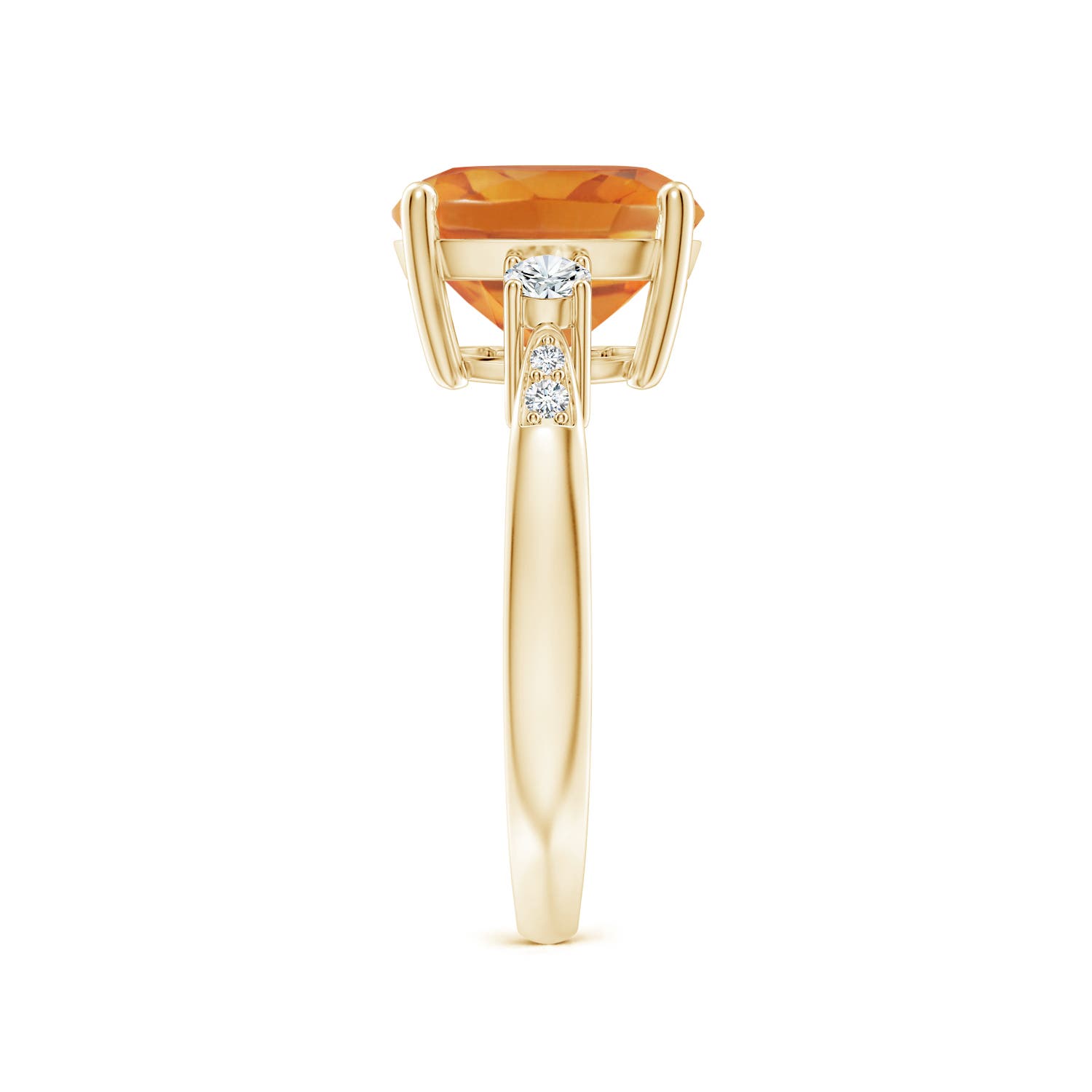 AA - Citrine / 3.65 CT / 14 KT Yellow Gold