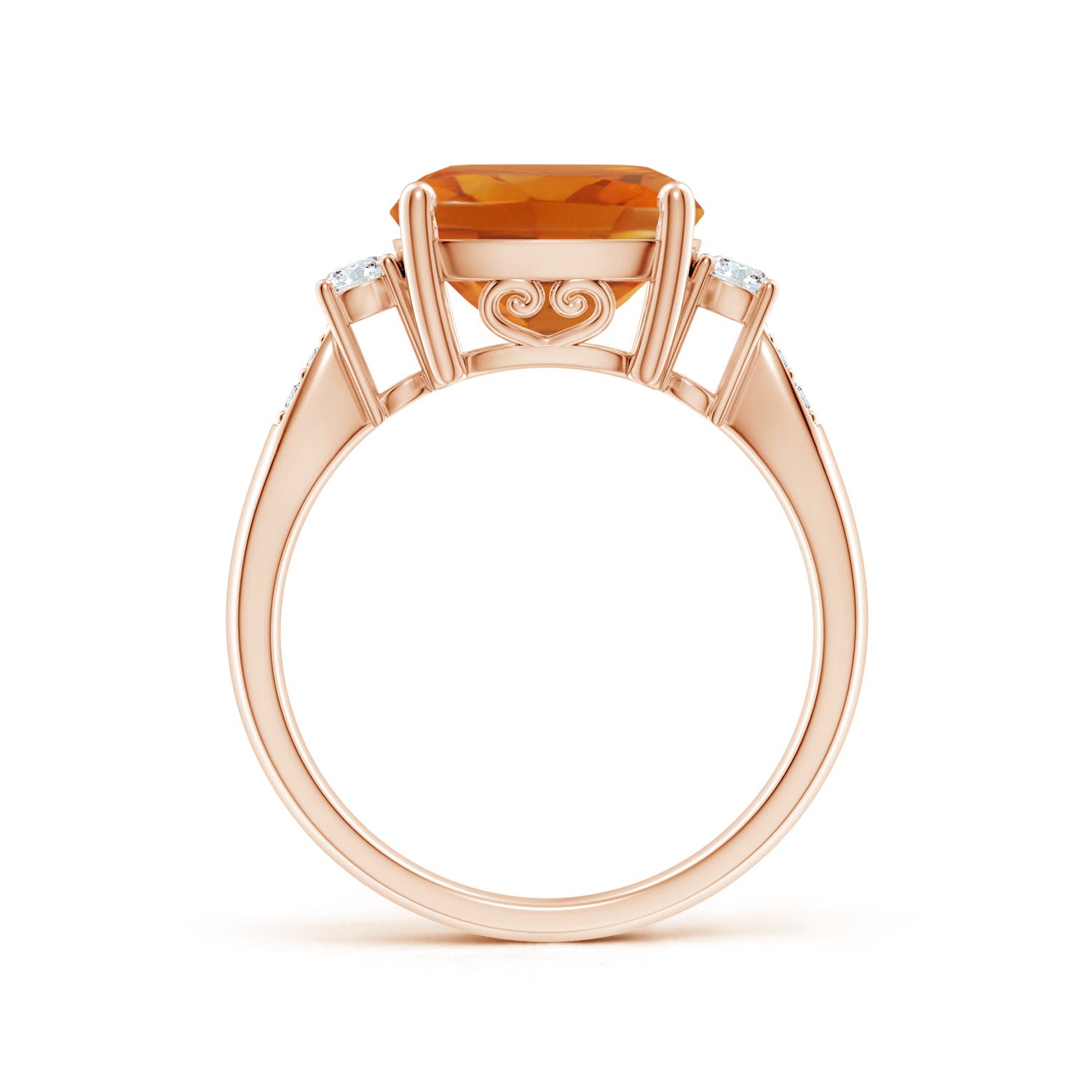 AAA - Citrine / 3.65 CT / 14 KT Rose Gold