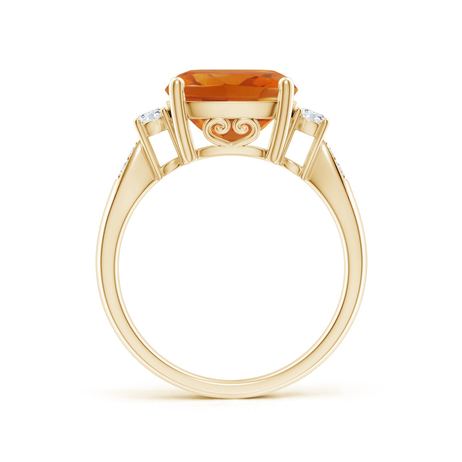 AAA - Citrine / 3.65 CT / 14 KT Yellow Gold