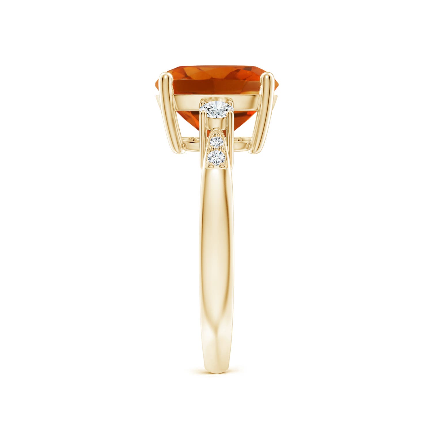 AAAA - Citrine / 3.65 CT / 14 KT Yellow Gold