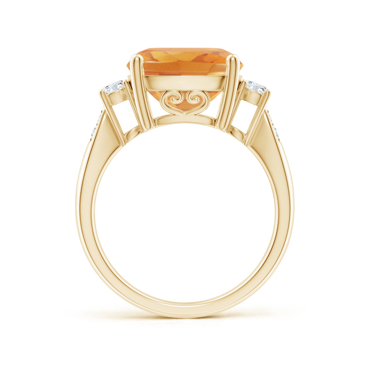 A - Citrine / 4.85 CT / 14 KT Yellow Gold