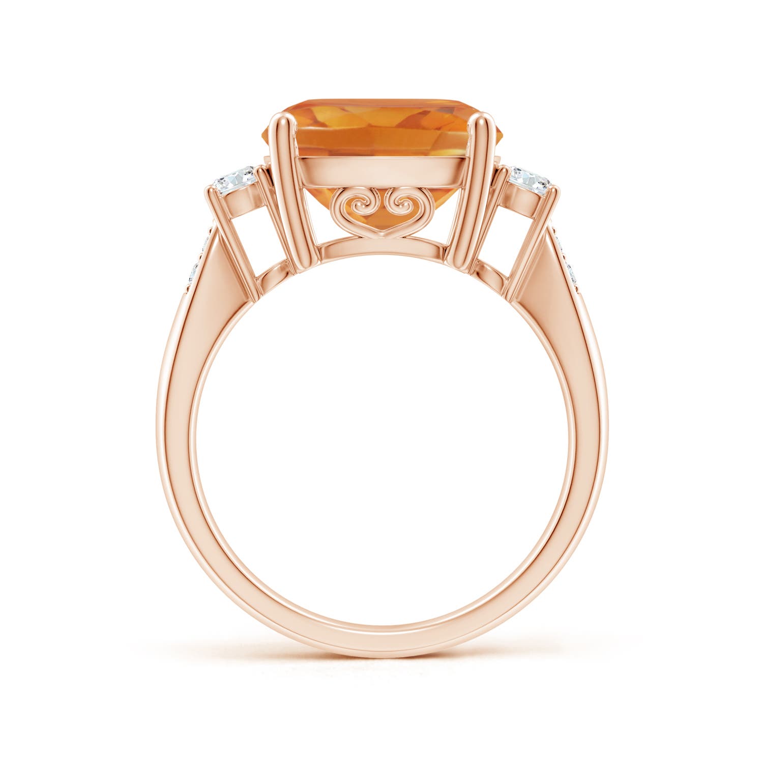 AA - Citrine / 4.85 CT / 14 KT Rose Gold