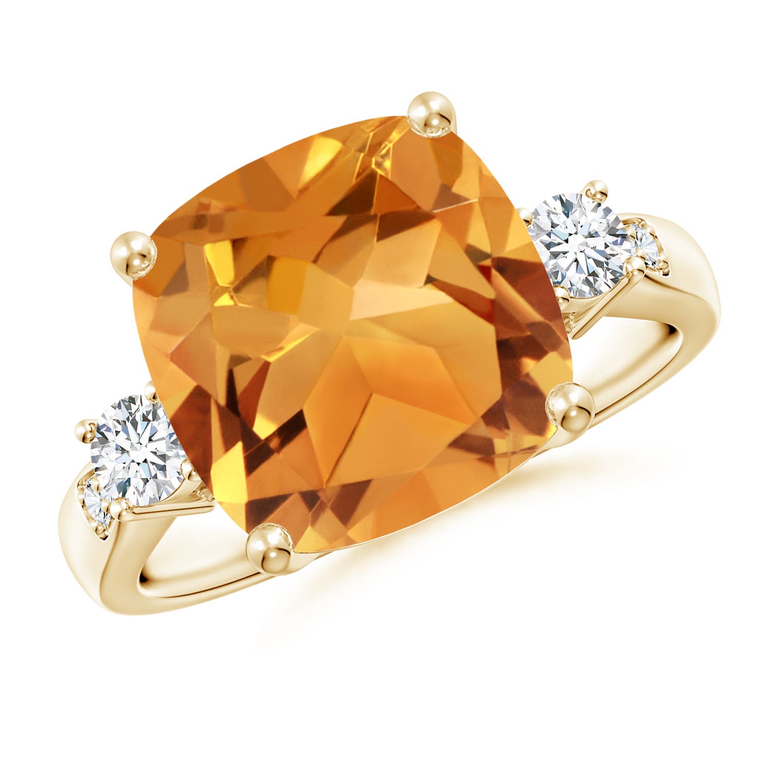 AA - Citrine / 4.85 CT / 14 KT Yellow Gold