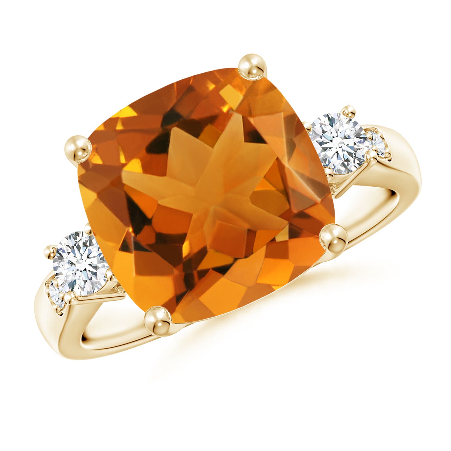 AAA - Citrine / 4.85 CT / 14 KT Yellow Gold