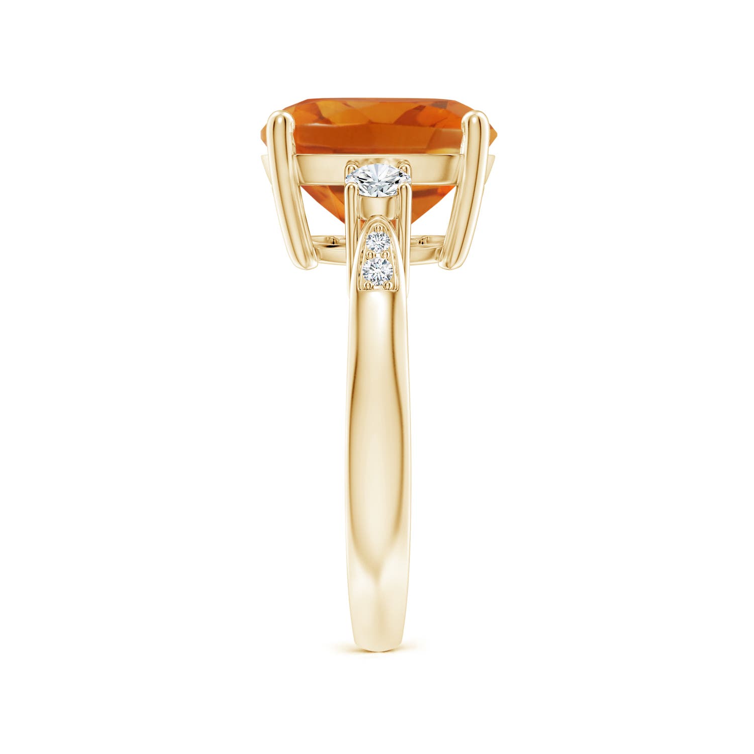 AAA - Citrine / 4.85 CT / 14 KT Yellow Gold