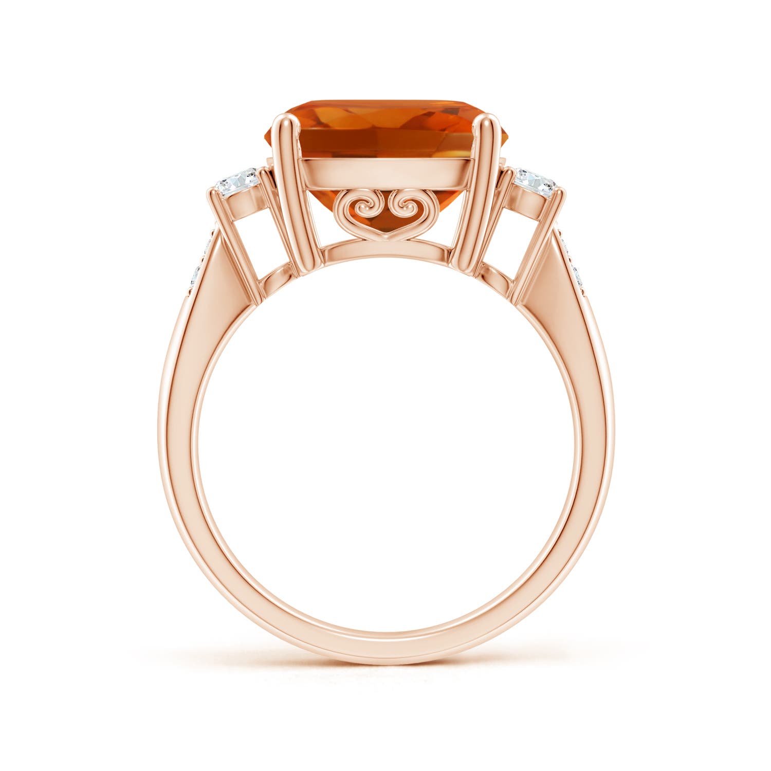 AAAA - Citrine / 4.85 CT / 14 KT Rose Gold