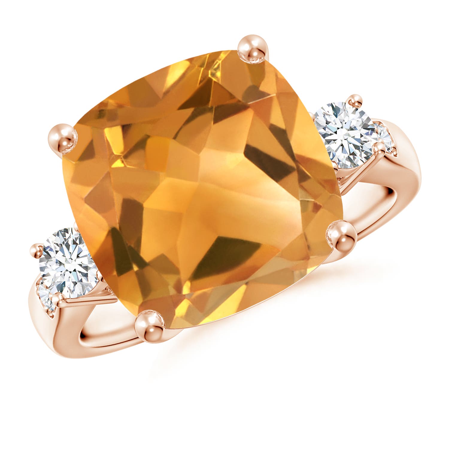 A - Citrine / 6.3 CT / 14 KT Rose Gold