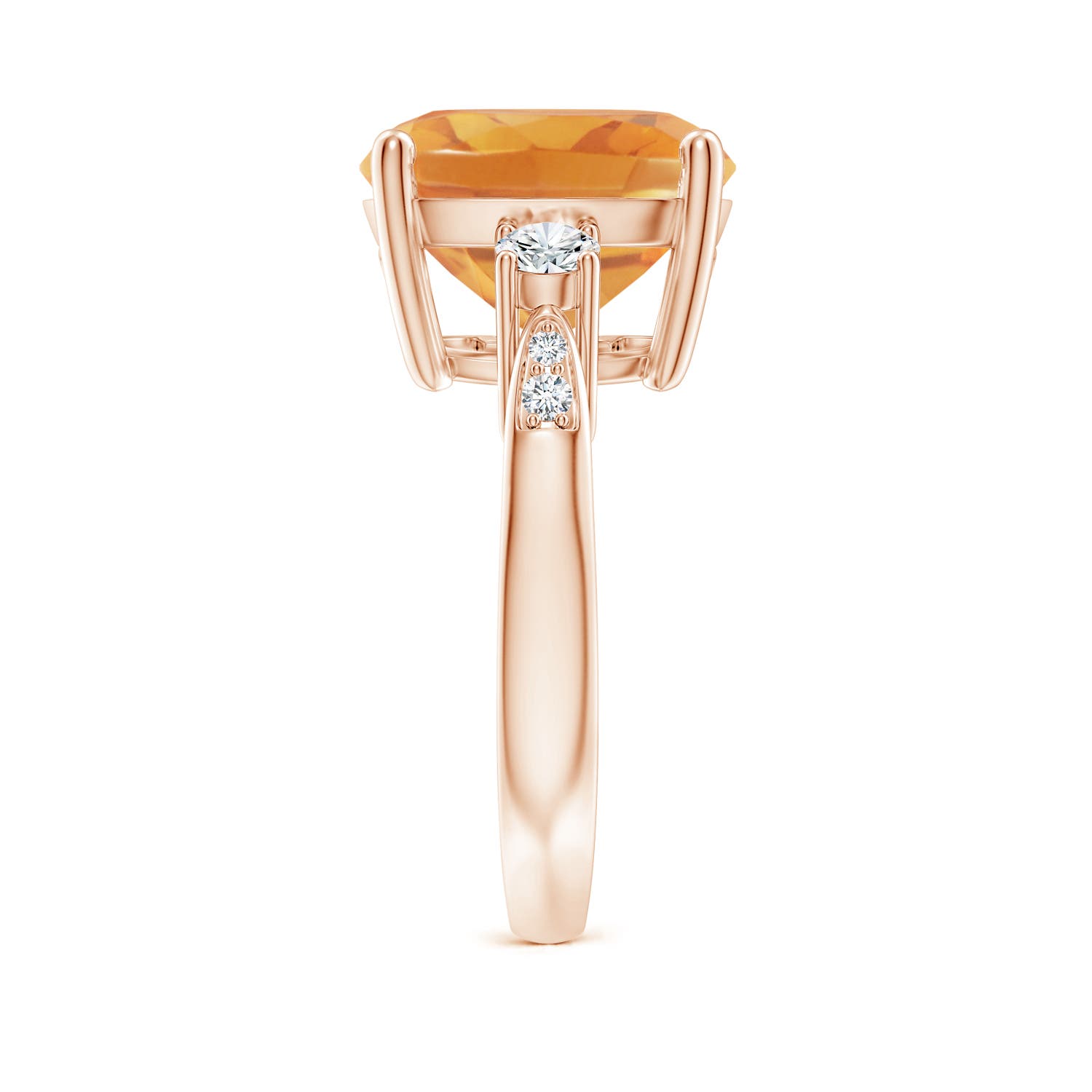 A - Citrine / 6.3 CT / 14 KT Rose Gold