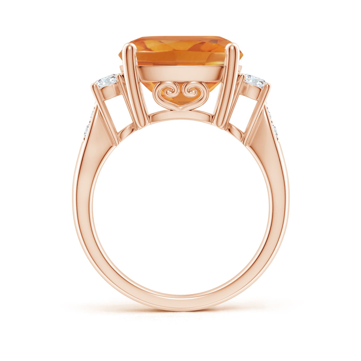 AA - Citrine / 6.3 CT / 14 KT Rose Gold