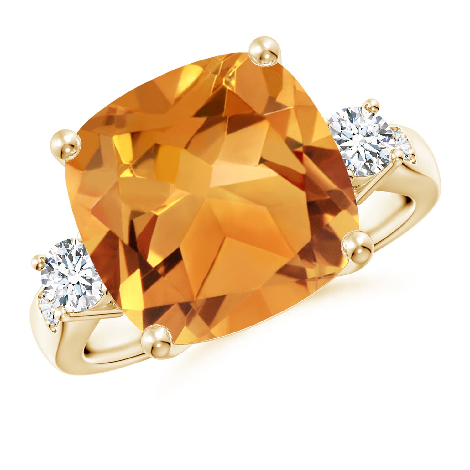 AA - Citrine / 6.3 CT / 14 KT Yellow Gold