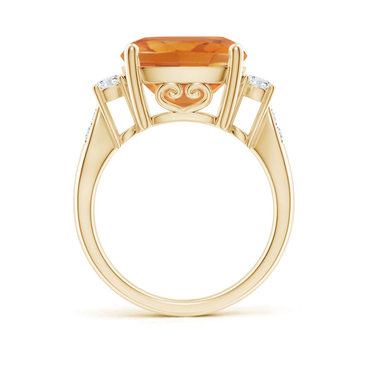 AA - Citrine / 6.3 CT / 14 KT Yellow Gold