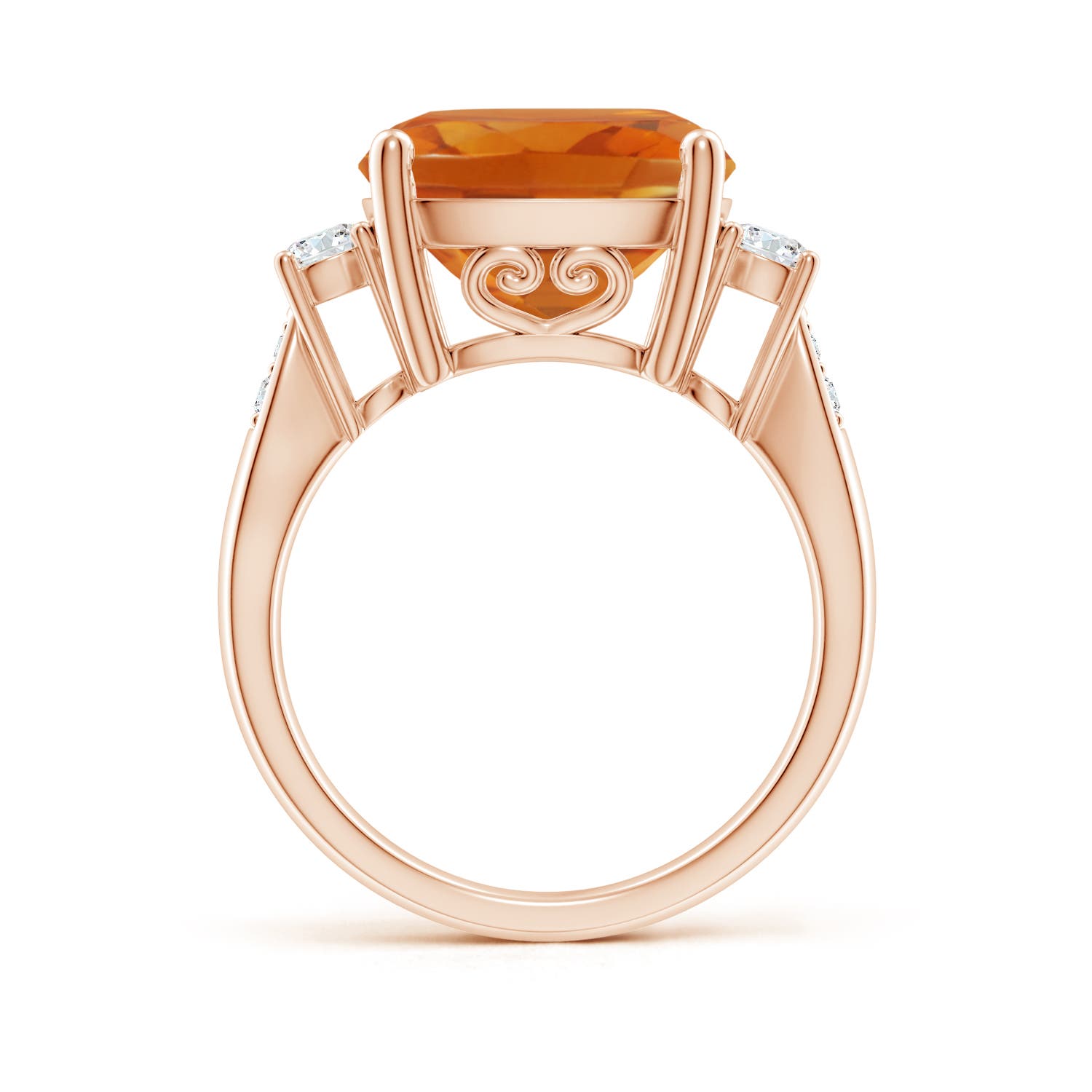 AAA - Citrine / 6.3 CT / 14 KT Rose Gold