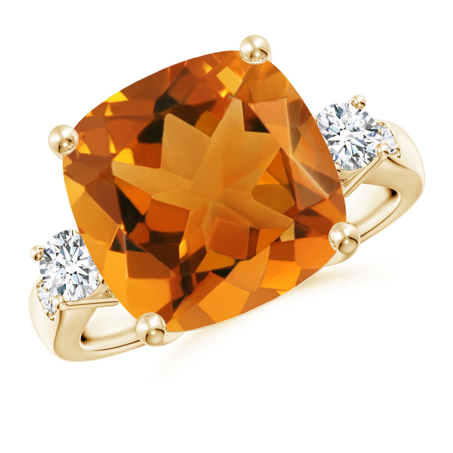 AAA - Citrine / 6.3 CT / 14 KT Yellow Gold