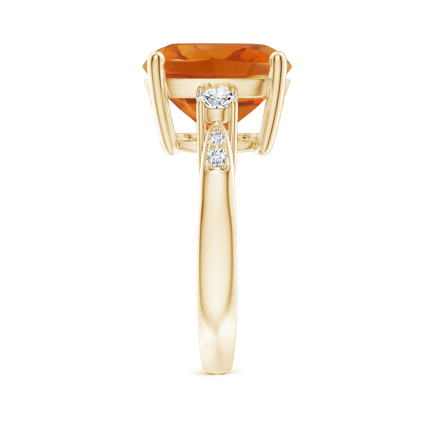 AAA - Citrine / 6.3 CT / 14 KT Yellow Gold