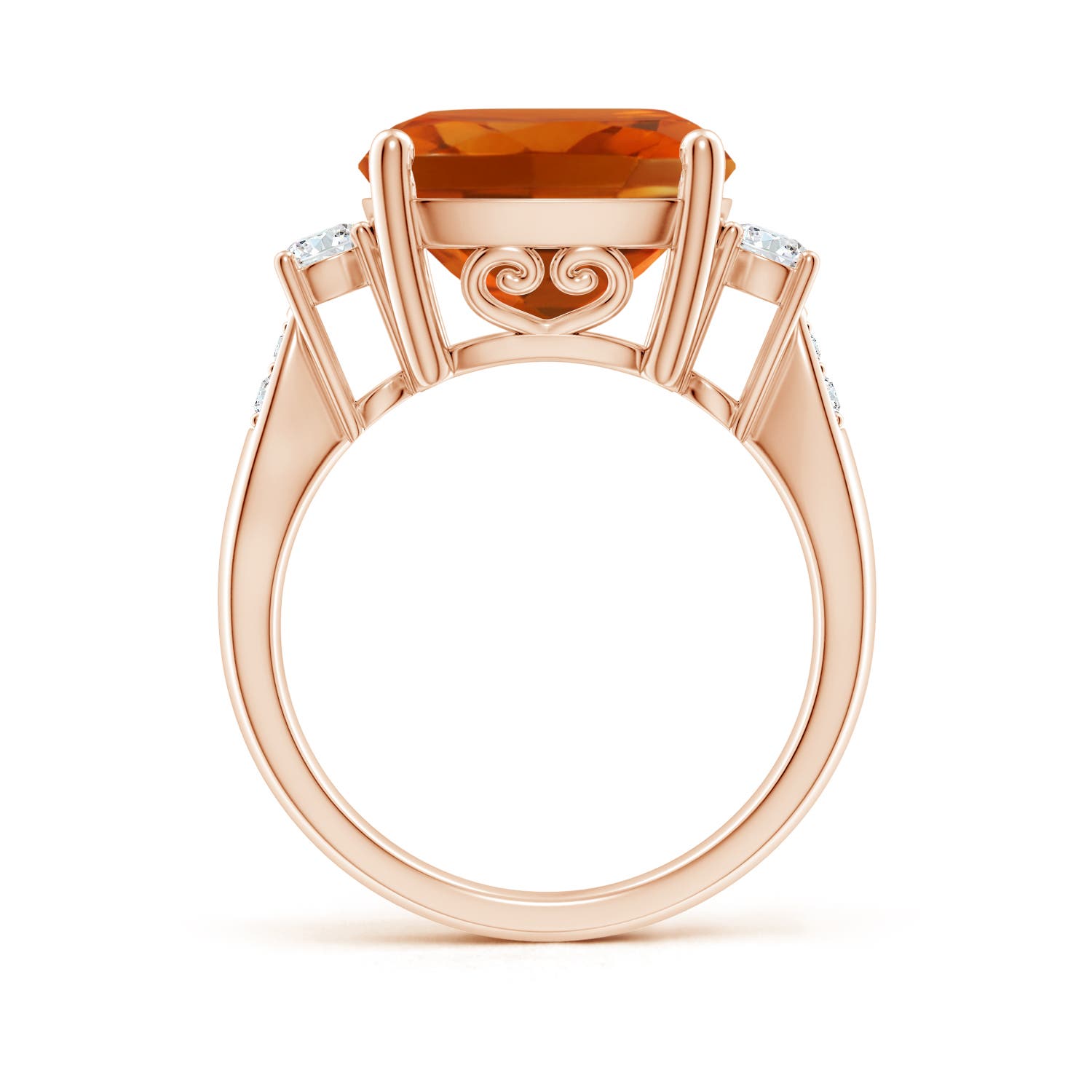 AAAA - Citrine / 6.3 CT / 14 KT Rose Gold