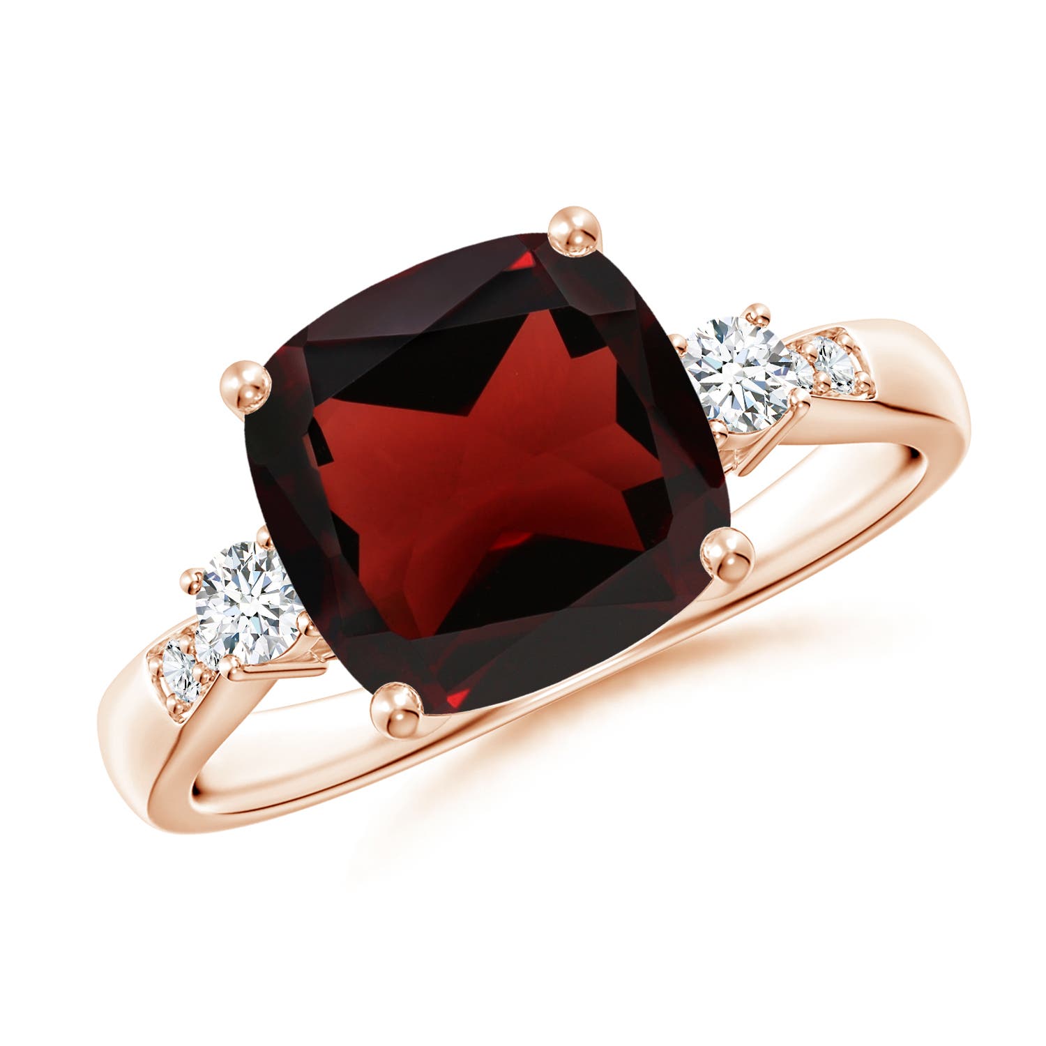 AA - Garnet / 3.77 CT / 14 KT Rose Gold