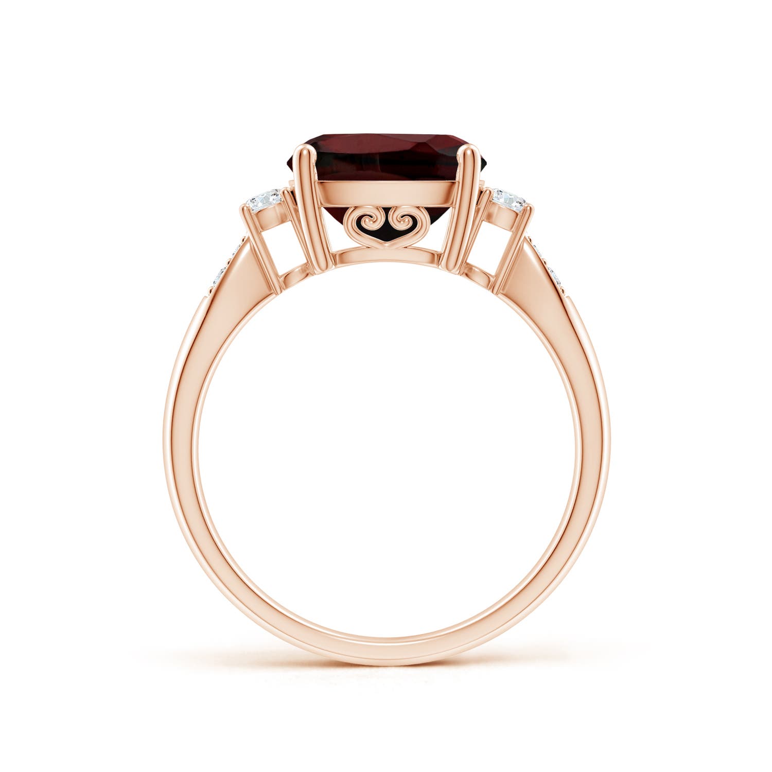 AA - Garnet / 3.77 CT / 14 KT Rose Gold