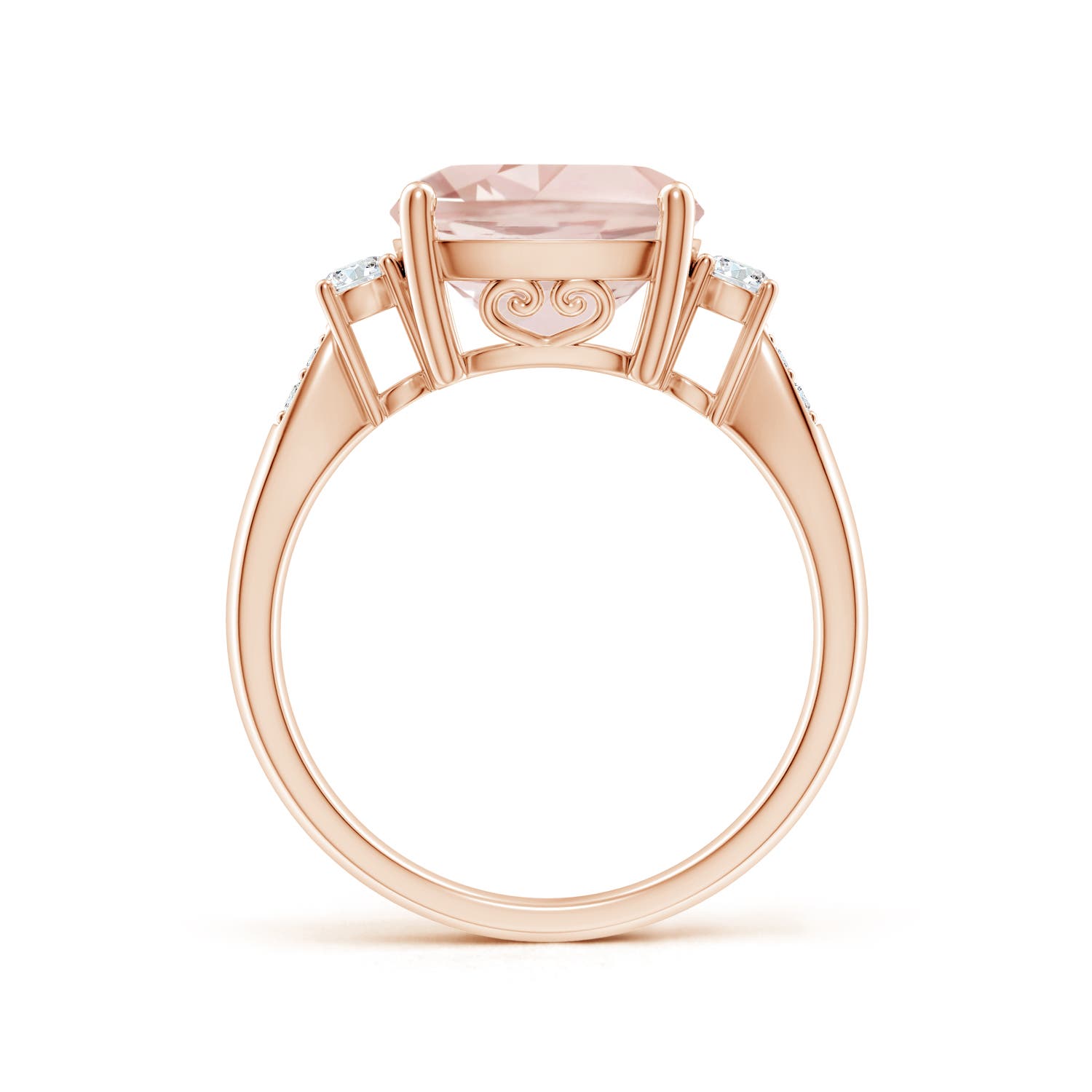 A - Morganite / 3.9 CT / 14 KT Rose Gold