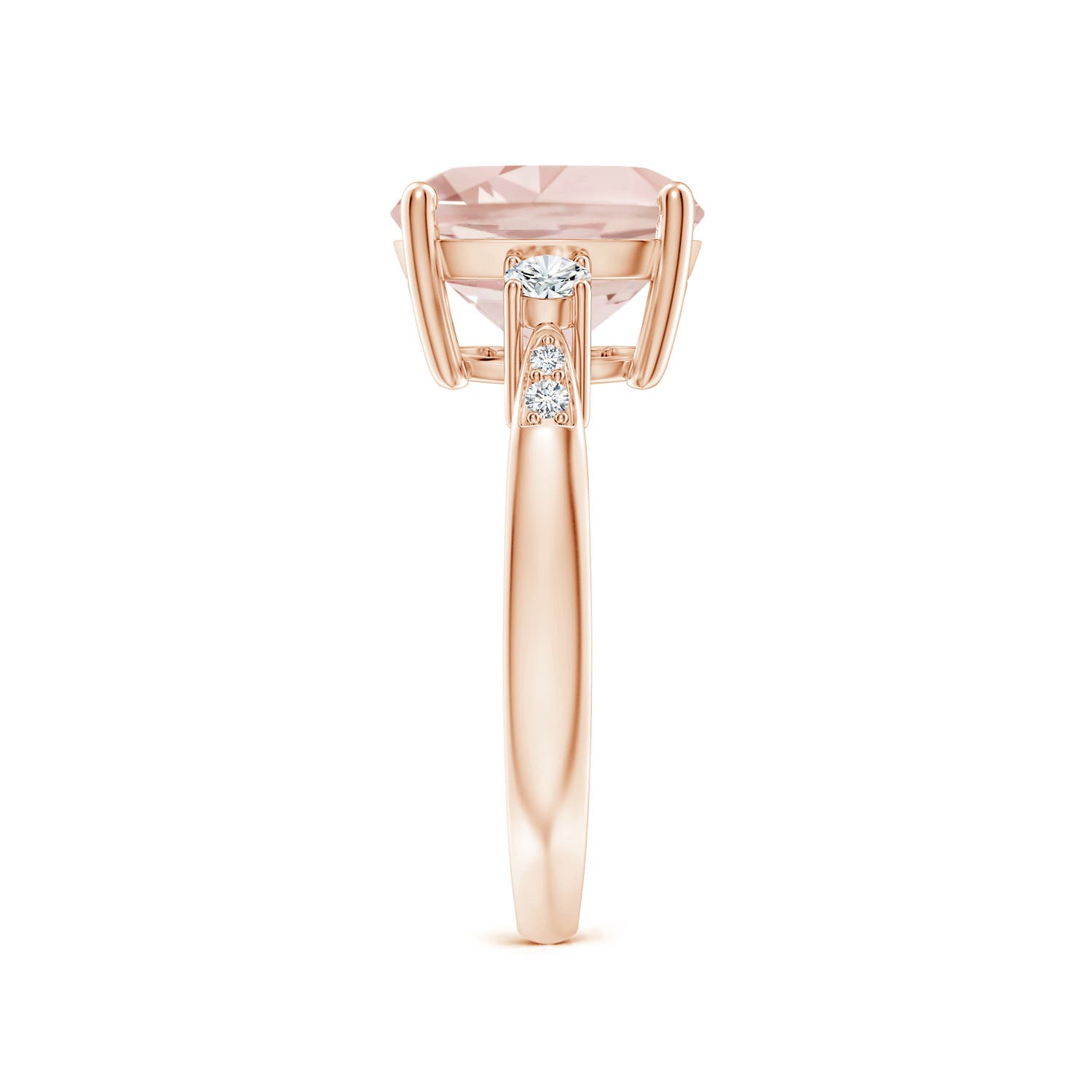 A - Morganite / 3.9 CT / 14 KT Rose Gold