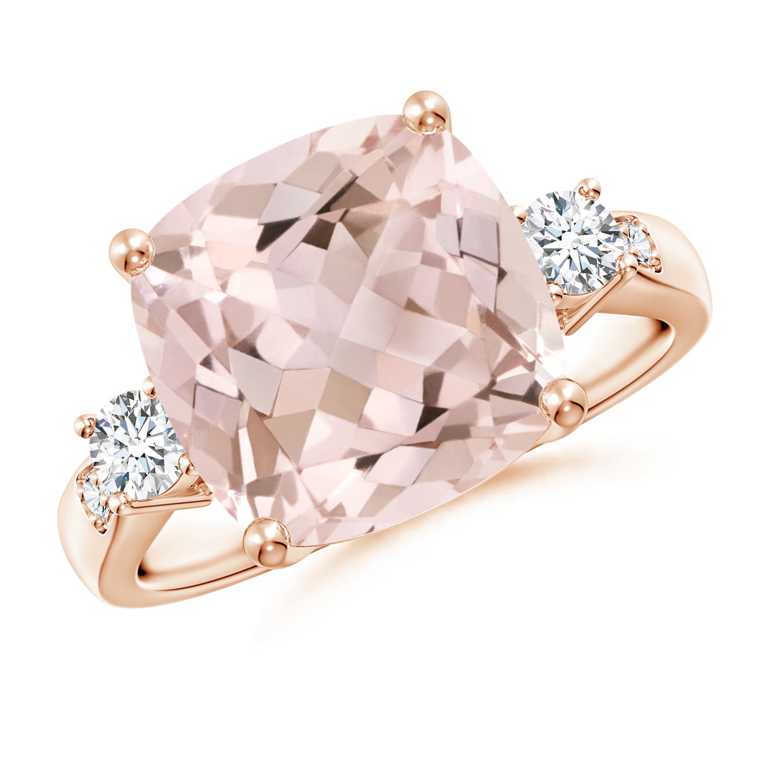 A - Morganite / 5.25 CT / 14 KT Rose Gold