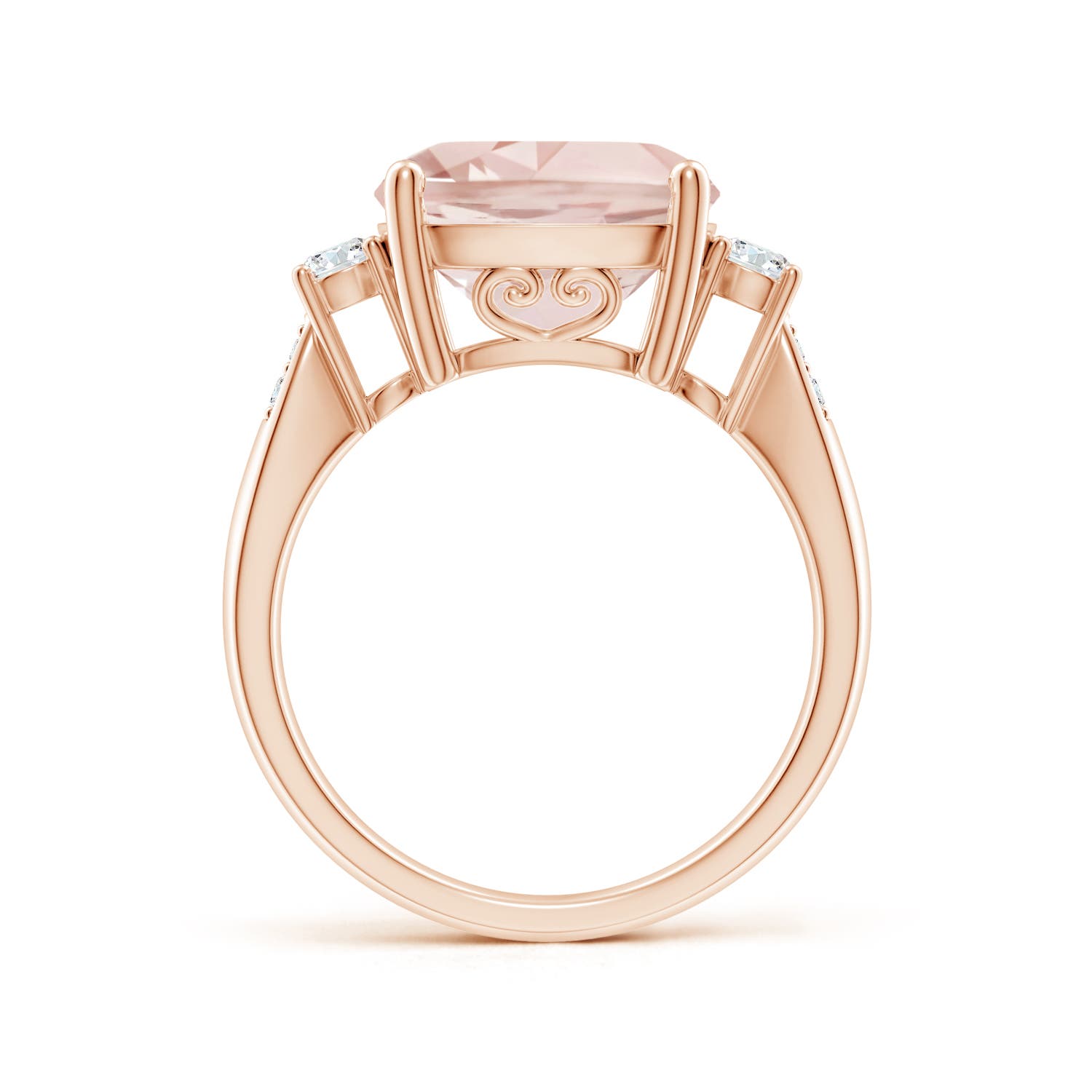 A - Morganite / 5.25 CT / 14 KT Rose Gold