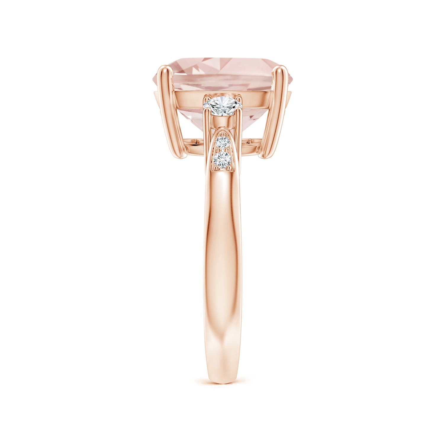 A - Morganite / 5.25 CT / 14 KT Rose Gold