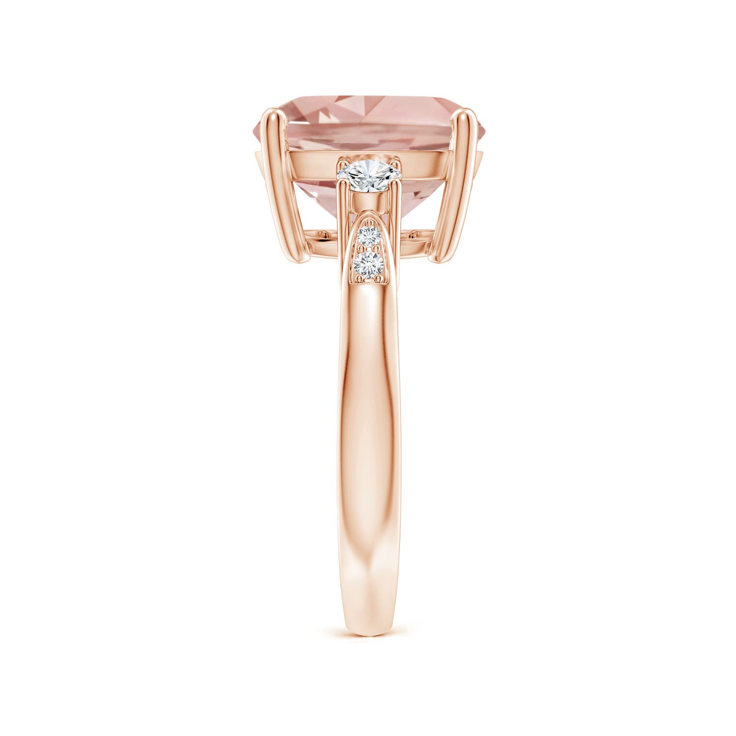 AAA - Morganite / 5.25 CT / 14 KT Rose Gold