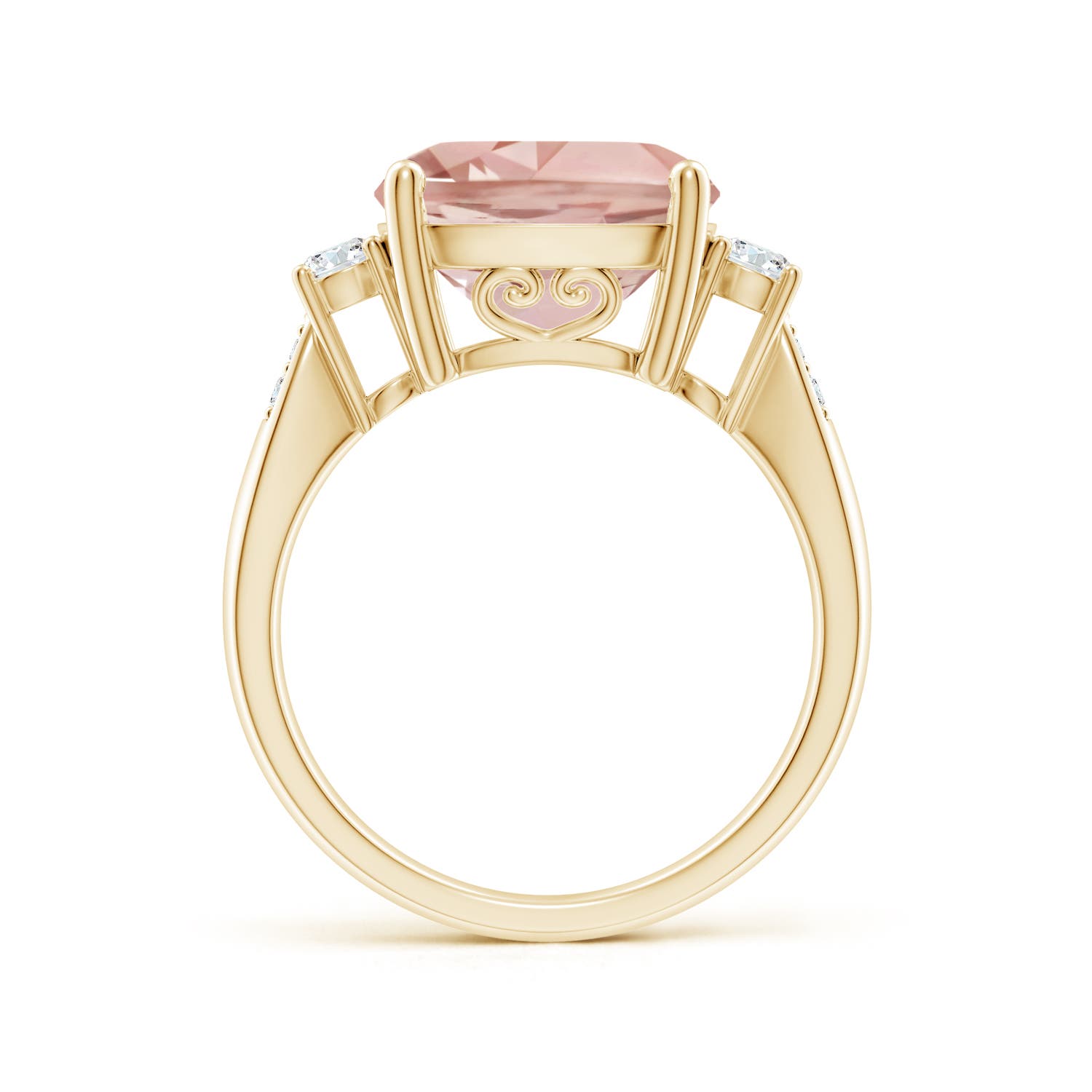 AAA - Morganite / 5.25 CT / 14 KT Yellow Gold