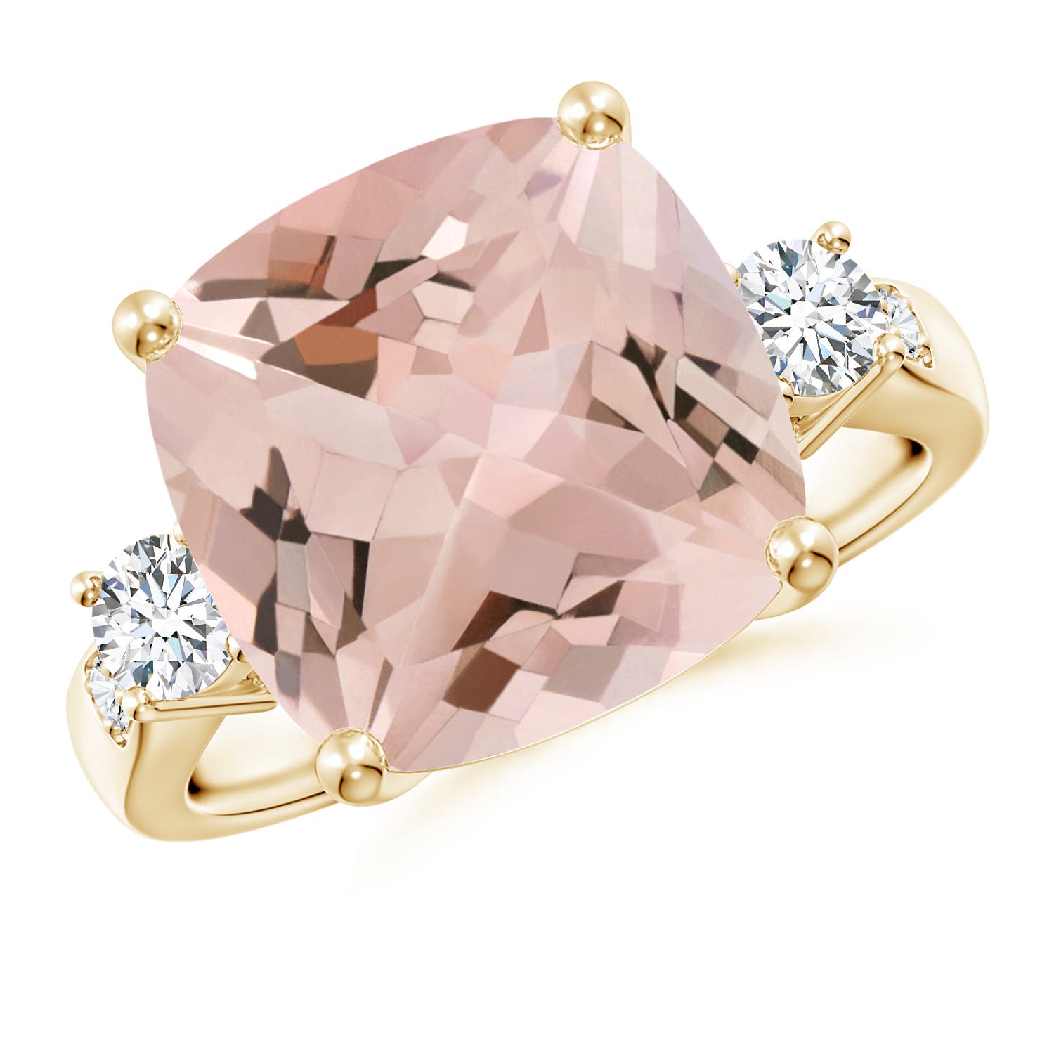 AA - Morganite / 6.55 CT / 14 KT Yellow Gold