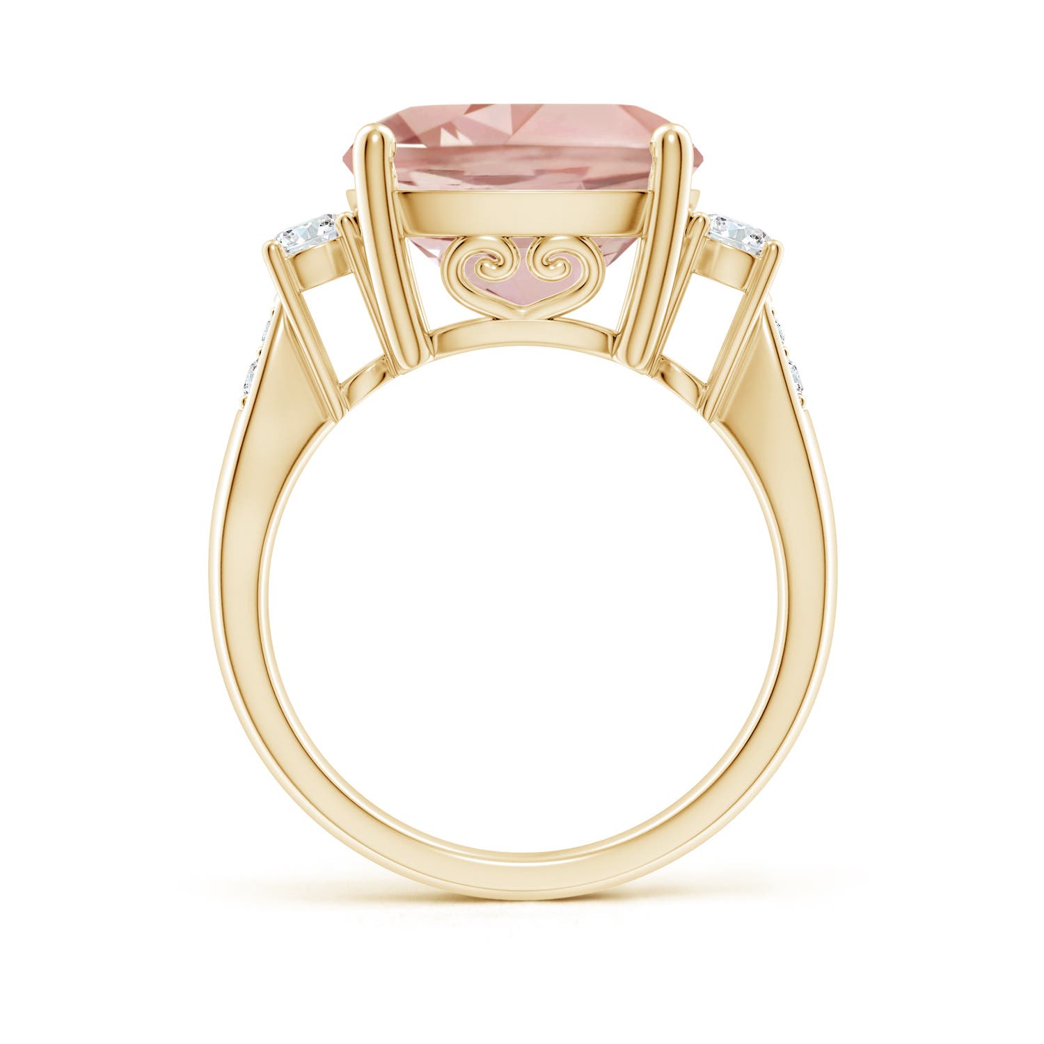 AAA - Morganite / 6.55 CT / 14 KT Yellow Gold