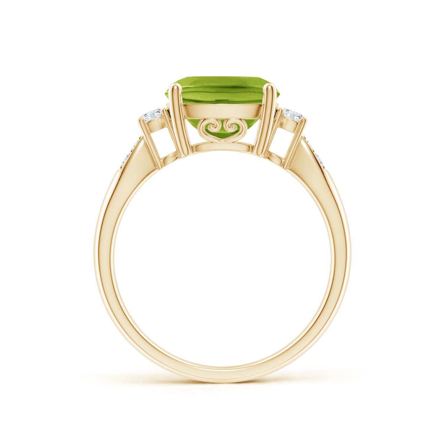 AAA - Peridot / 2.97 CT / 14 KT Yellow Gold