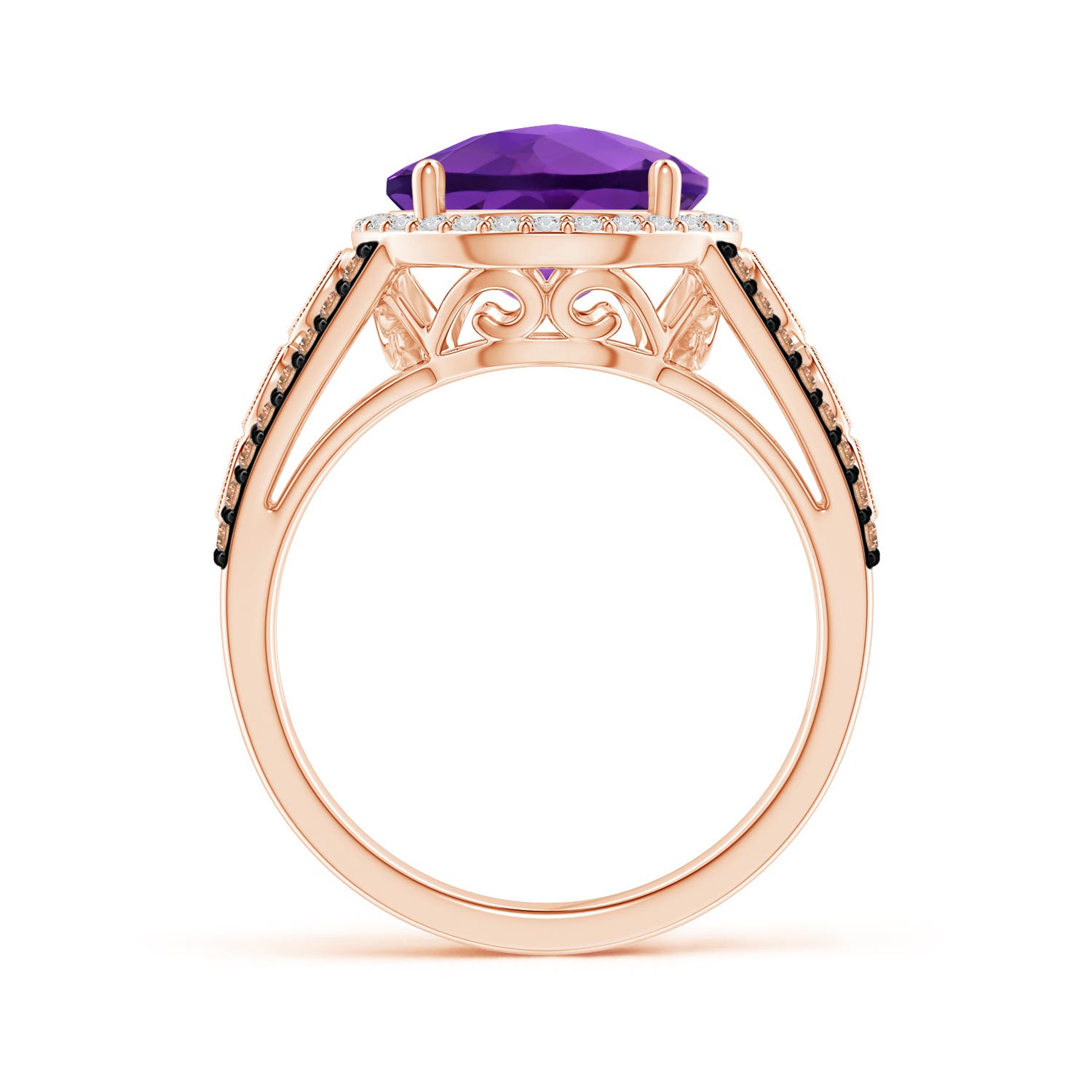 AAA - Amethyst / 4.42 CT / 14 KT Rose Gold