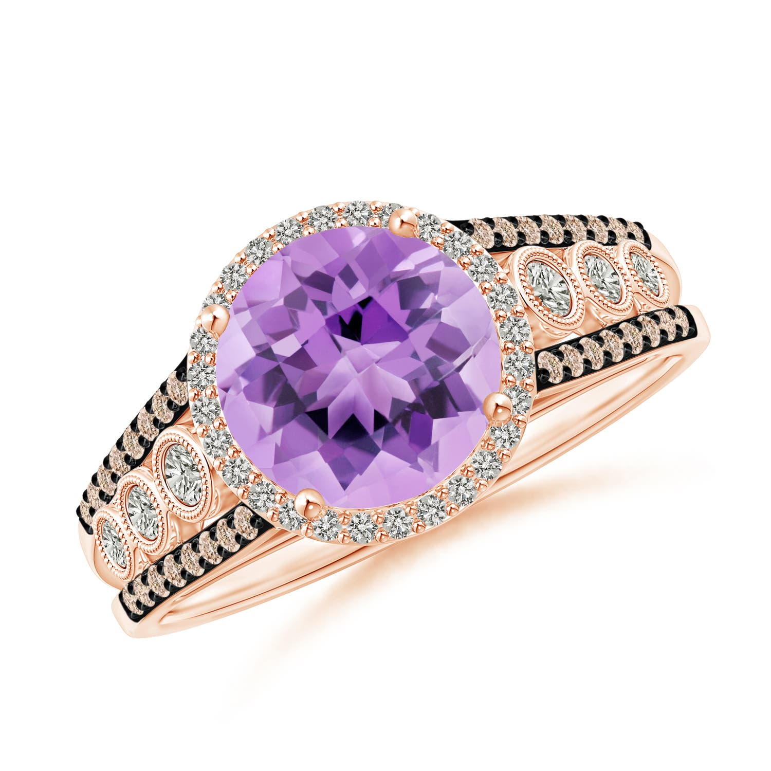 A - Amethyst / 2.11 CT / 14 KT Rose Gold