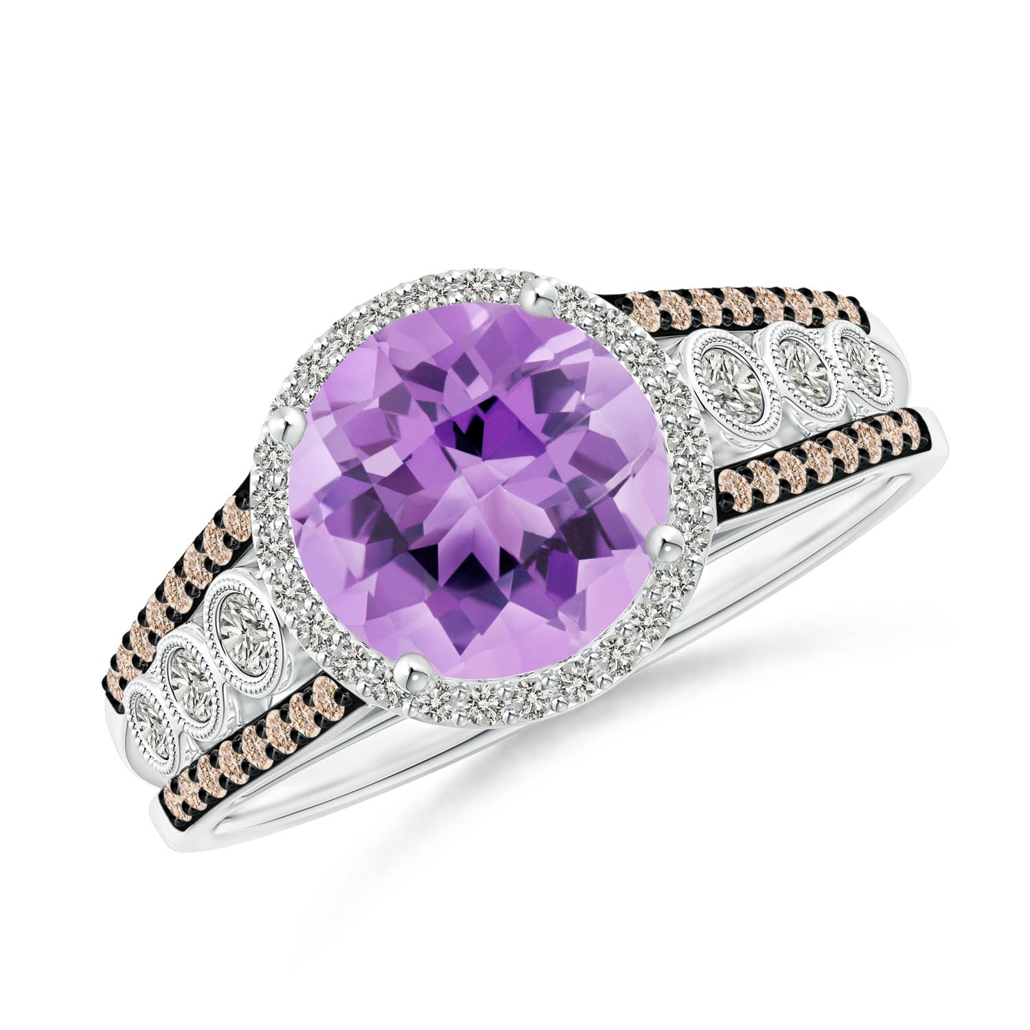 A - Amethyst / 2.11 CT / 14 KT White Gold