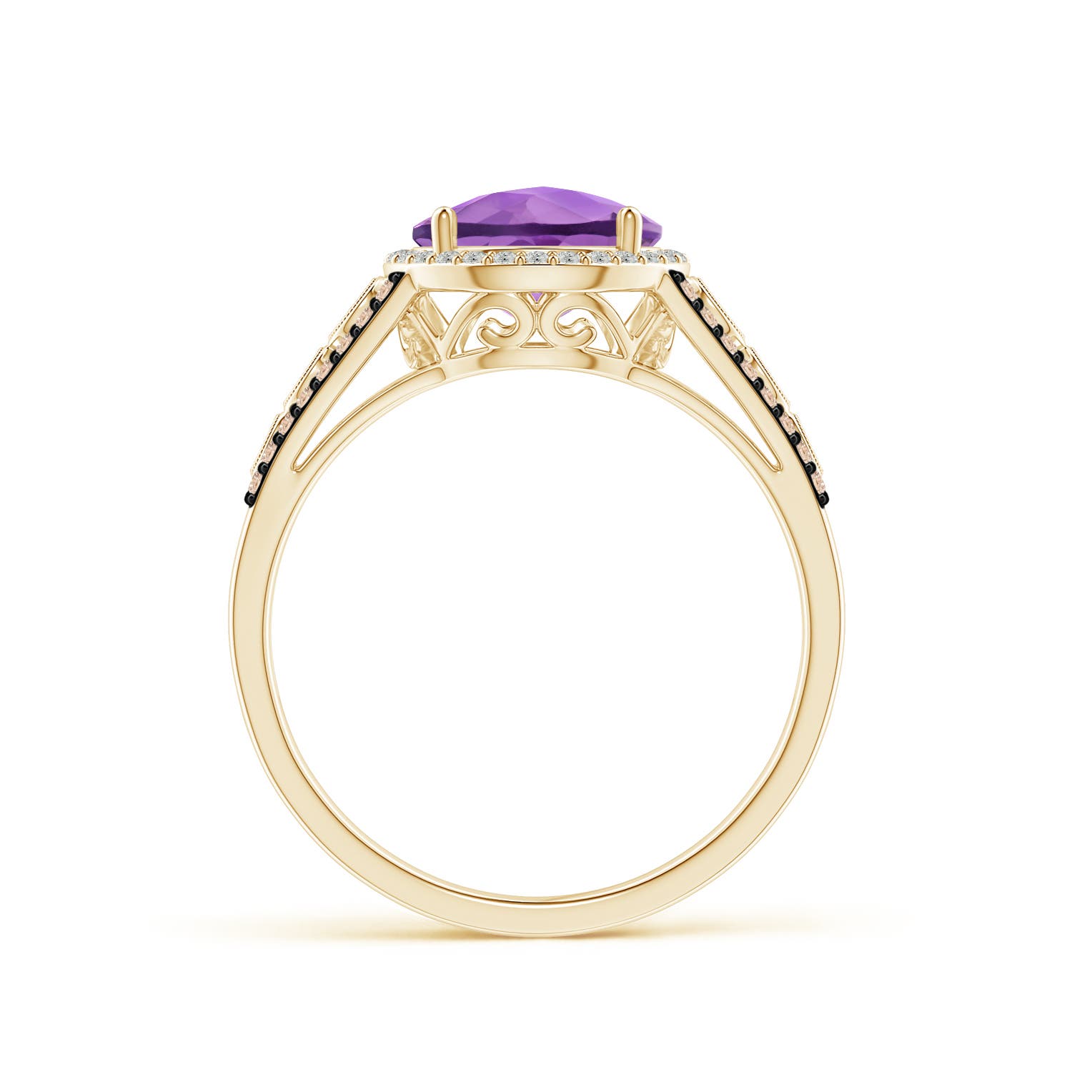 A - Amethyst / 2.11 CT / 14 KT Yellow Gold