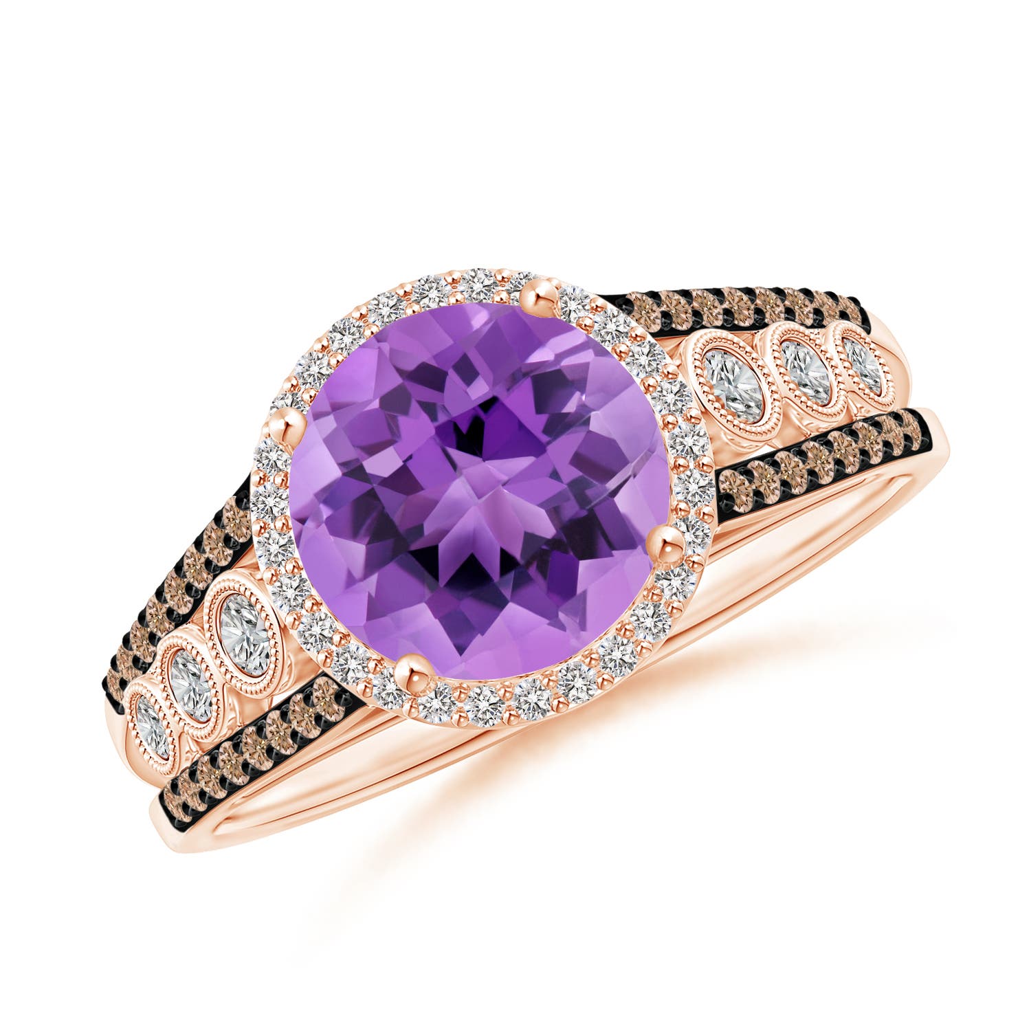 AA - Amethyst / 2.11 CT / 14 KT Rose Gold
