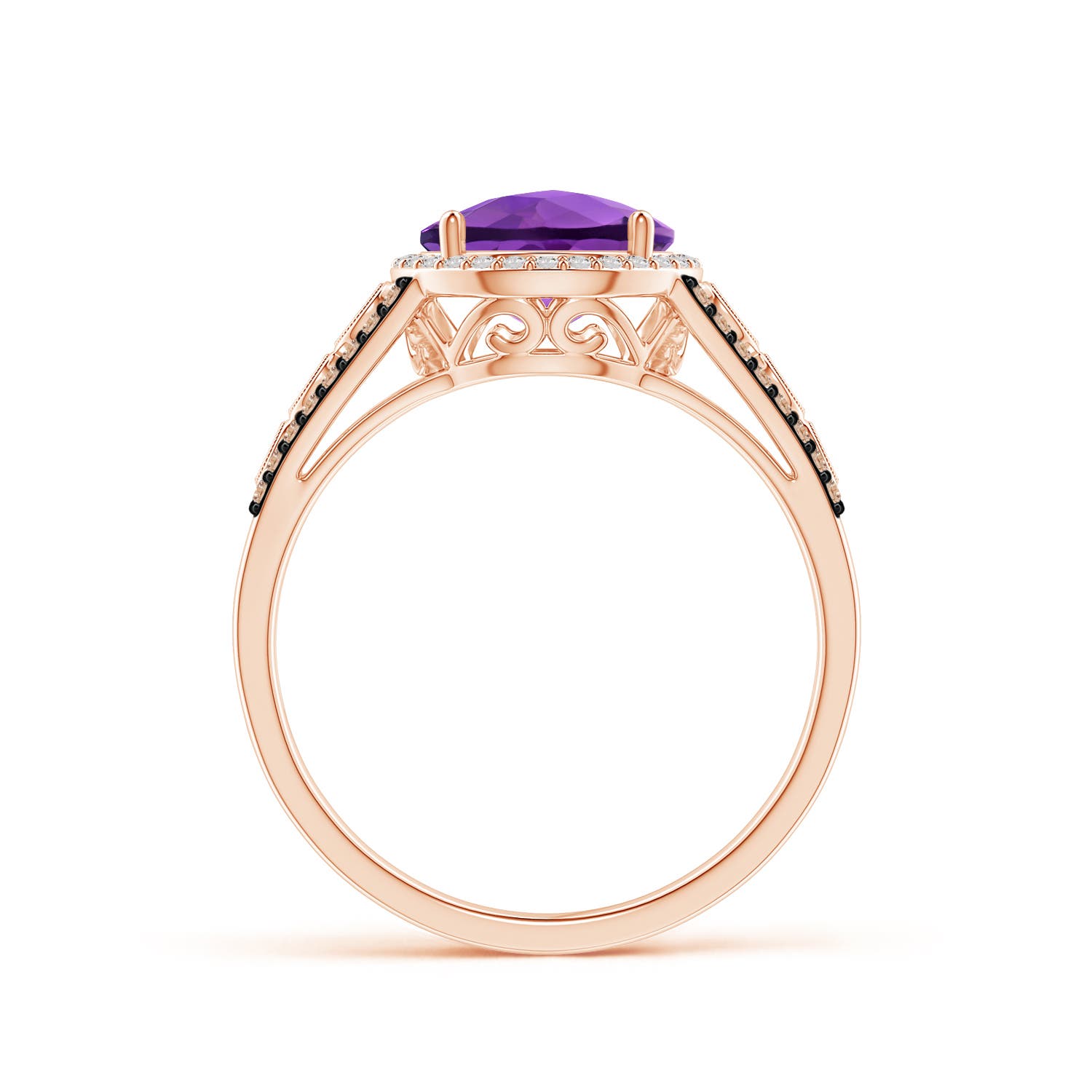 AA - Amethyst / 2.11 CT / 14 KT Rose Gold