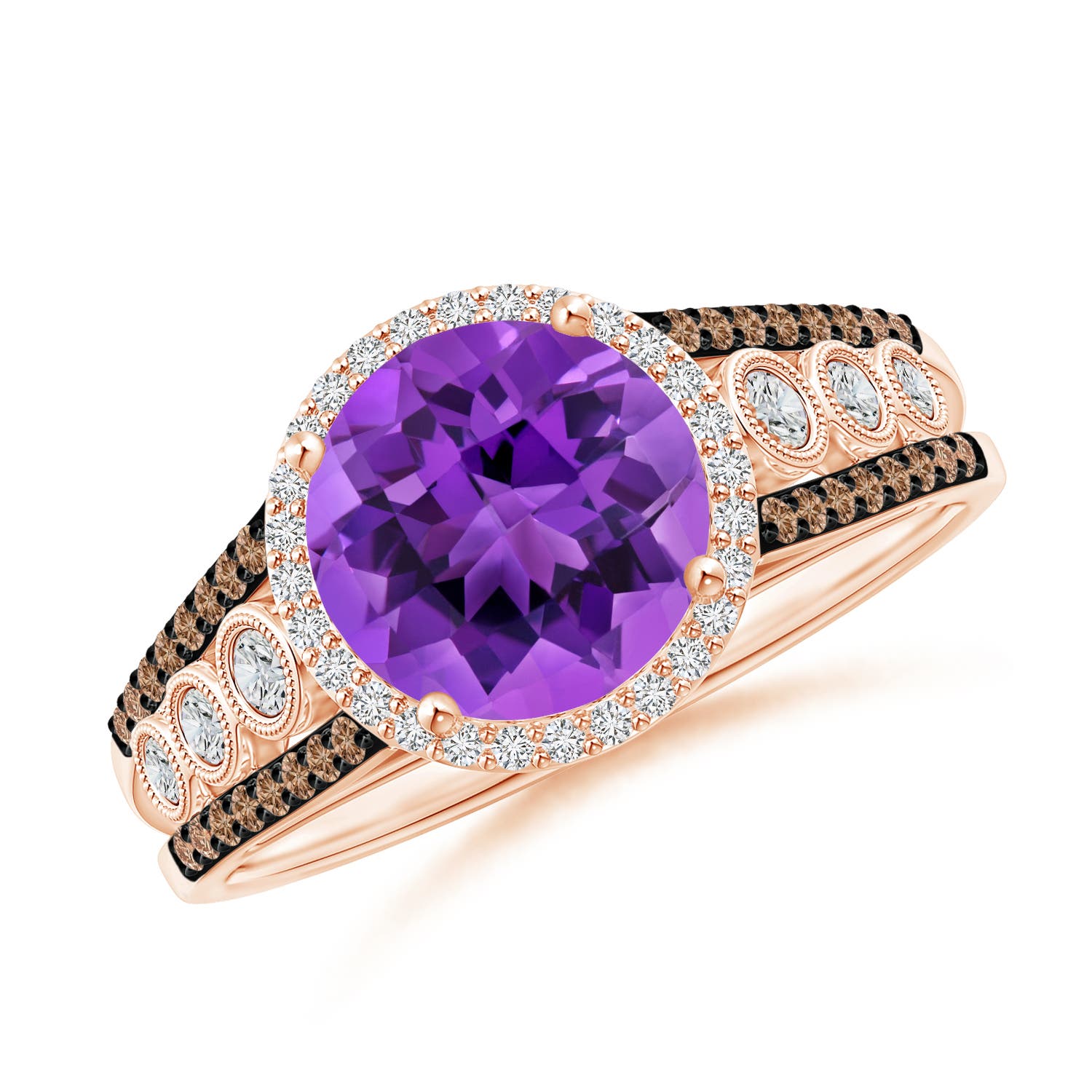 AAA - Amethyst / 2.11 CT / 14 KT Rose Gold