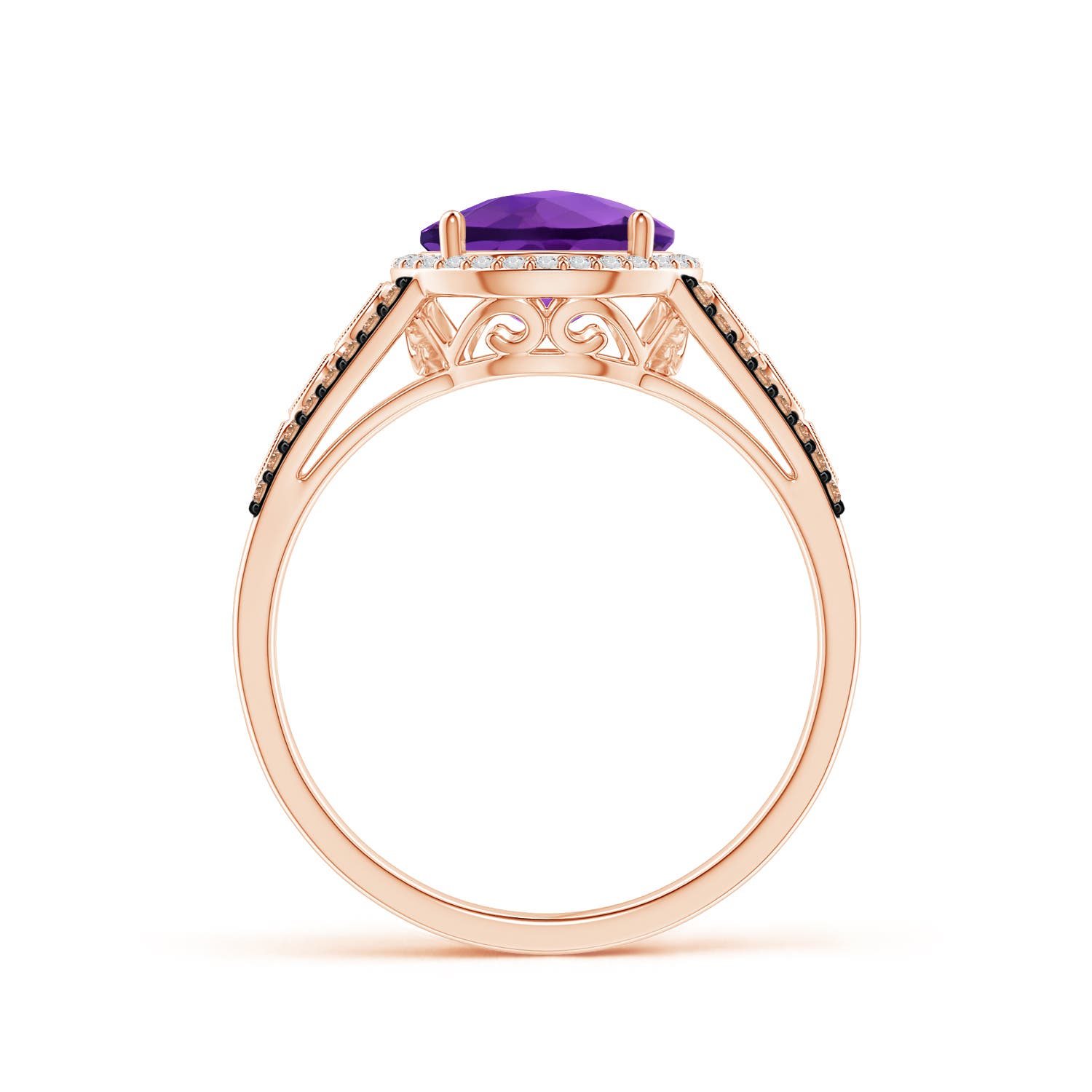 AAA - Amethyst / 2.11 CT / 14 KT Rose Gold