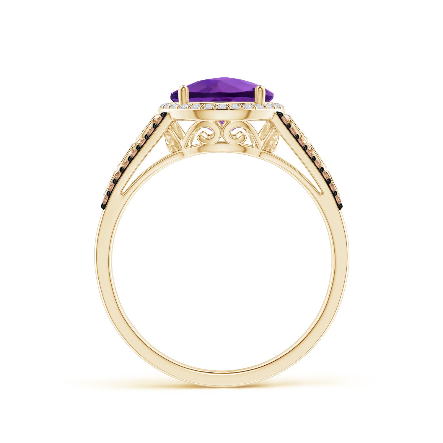 AAA - Amethyst / 2.11 CT / 14 KT Yellow Gold