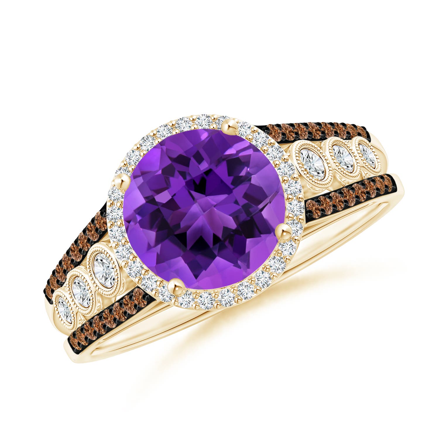 AAAA - Amethyst / 2.11 CT / 14 KT Yellow Gold